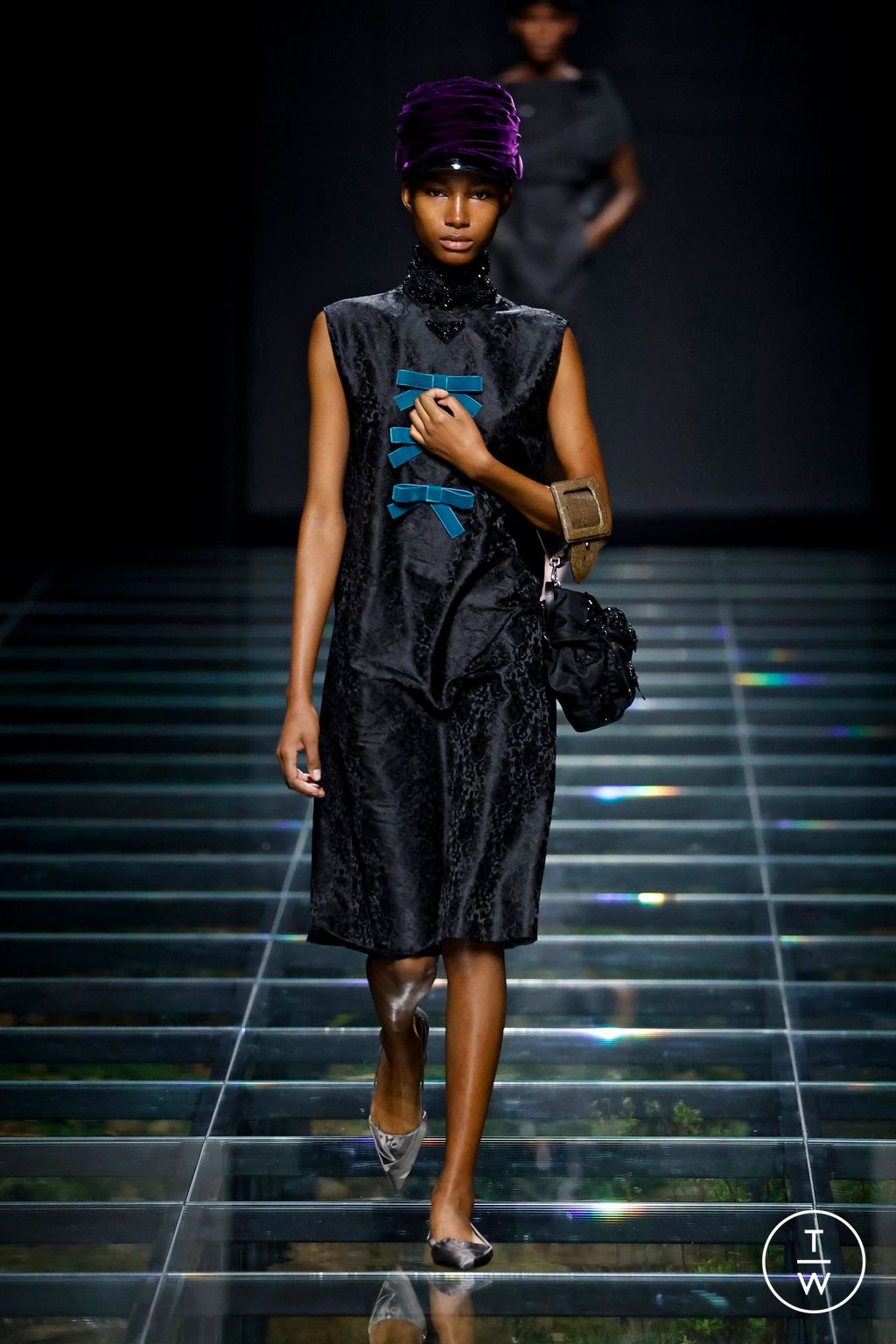 Fashion Week Milan Fall/Winter 2024 look 54 from the Prada collection womenswear