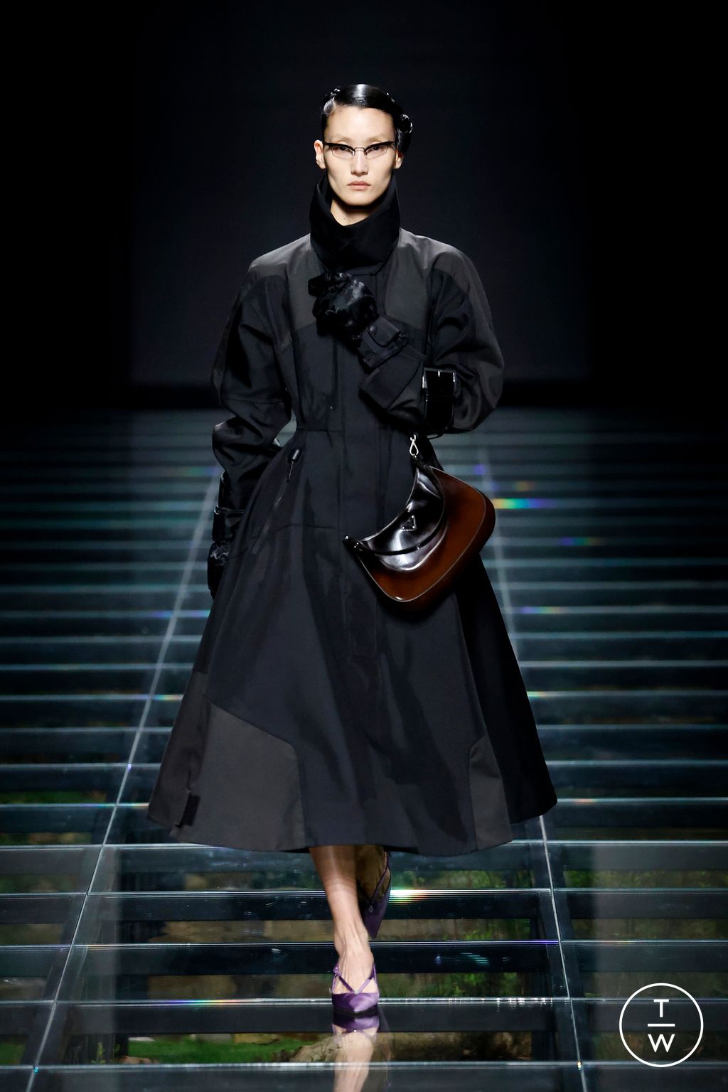 Fashion Week Milan Fall/Winter 2024 look 58 from the Prada collection 女装