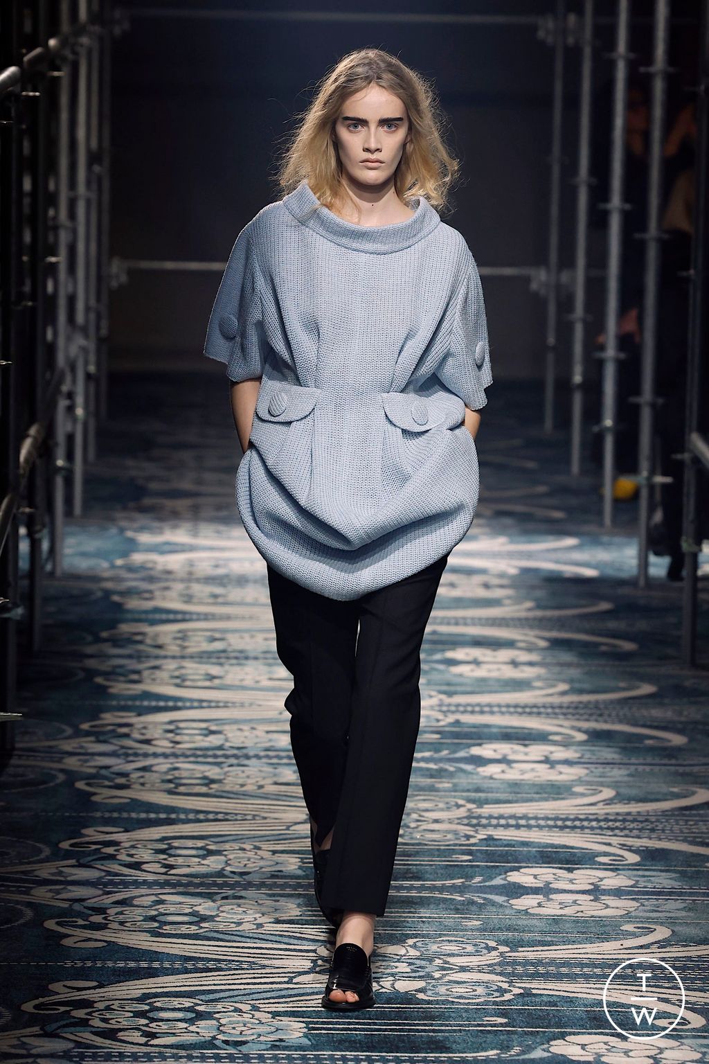 Fashion Week Milan Fall/Winter 2025 look 6 from the Prada collection womenswear