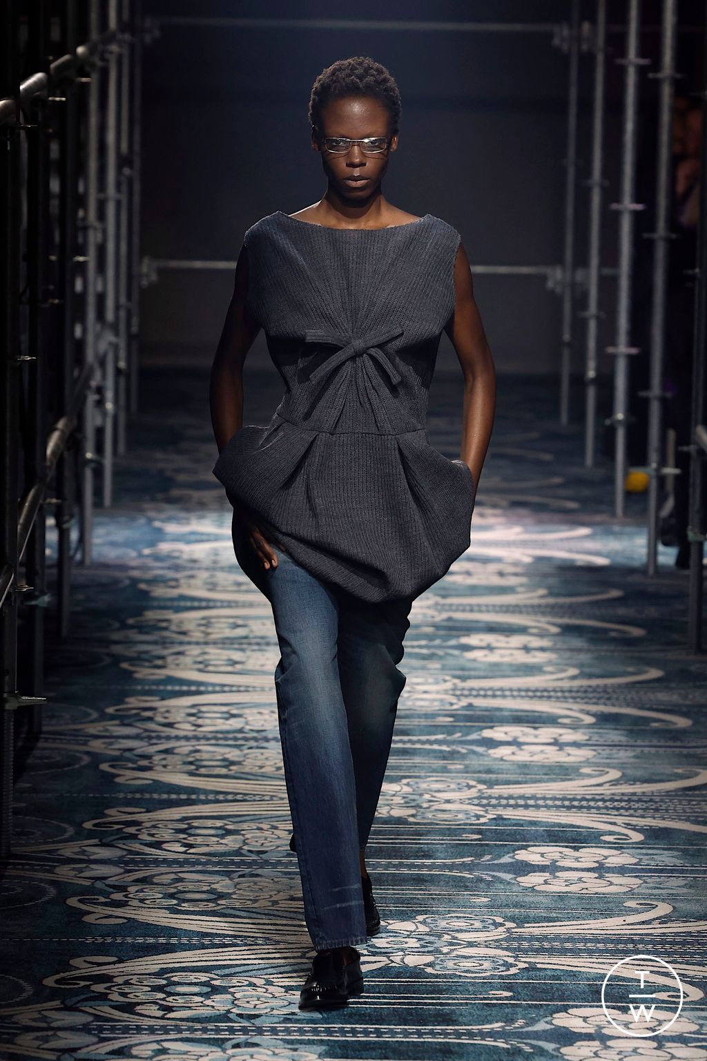 Fashion Week Milan Fall/Winter 2025 look 13 from the Prada collection womenswear