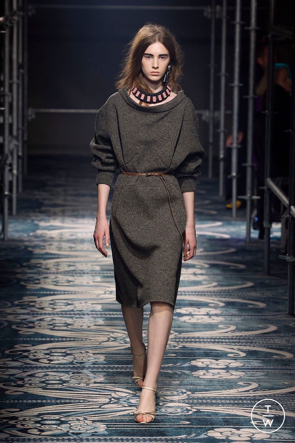 Fashion Week Milan Fall/Winter 2025 look 23 from the Prada collection womenswear