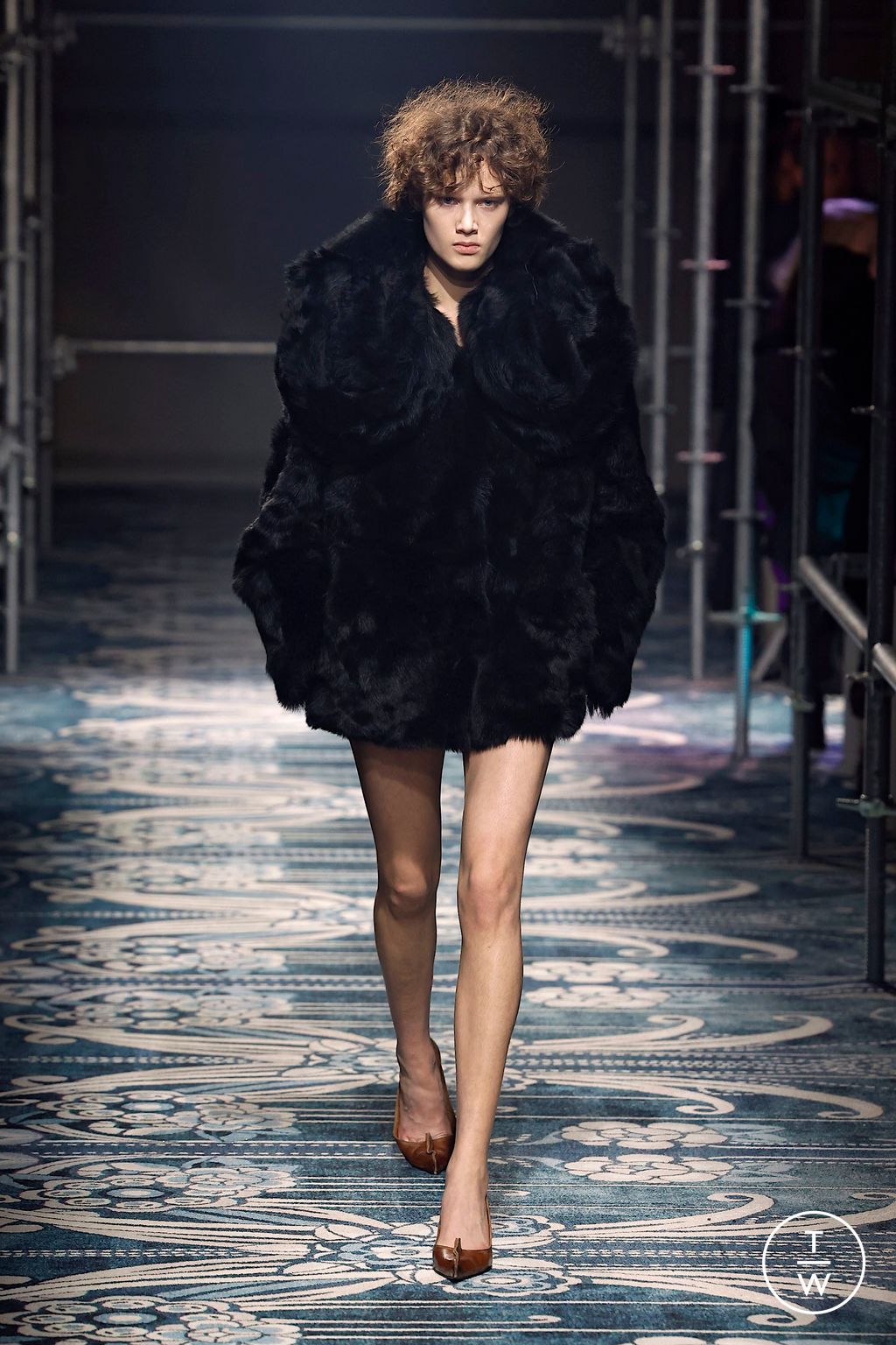 Fashion Week Milan Fall/Winter 2025 look 48 from the Prada collection womenswear