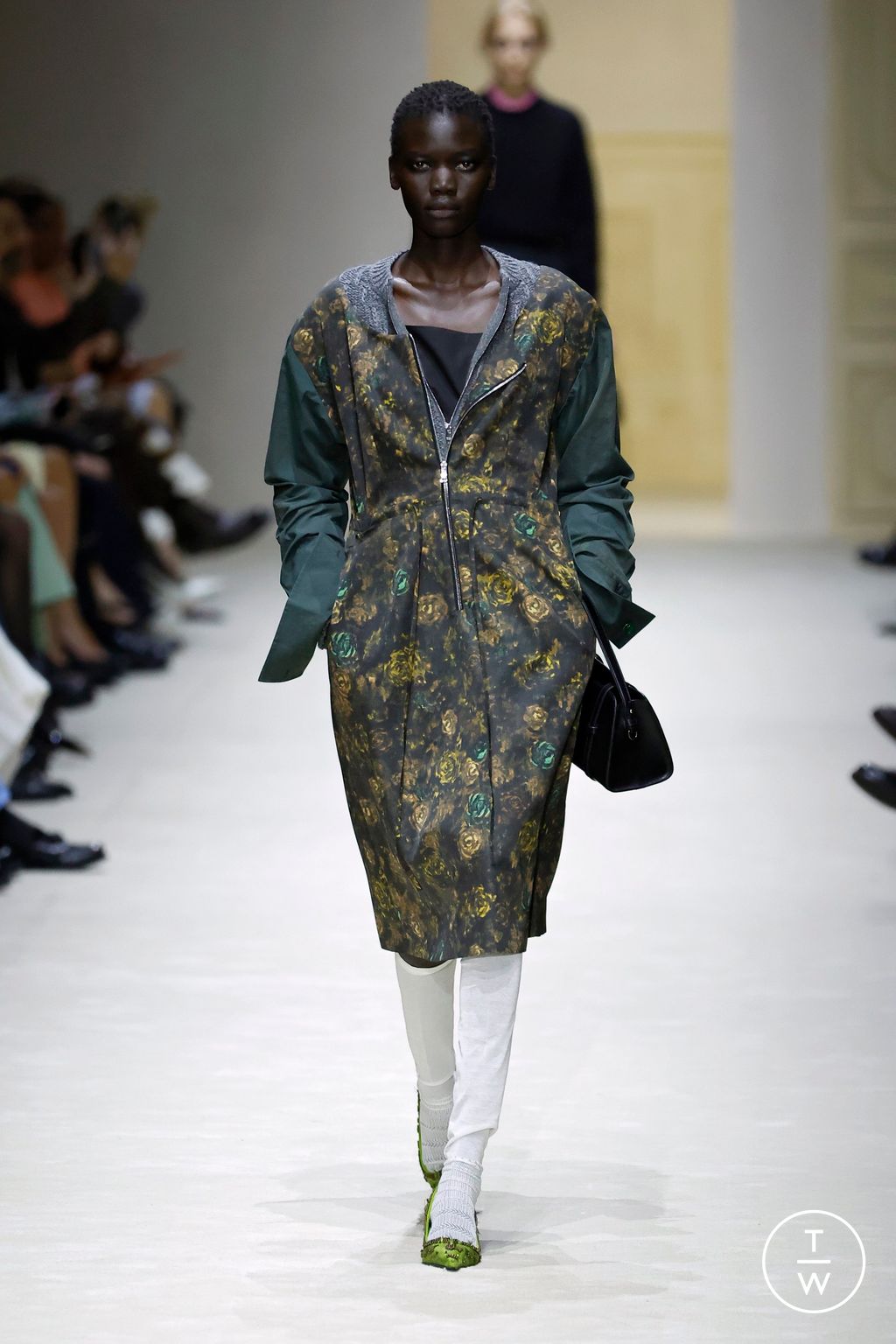 Fashion Week Milan Fall/Winter 2026 look 20 from the Prada collection womenswear