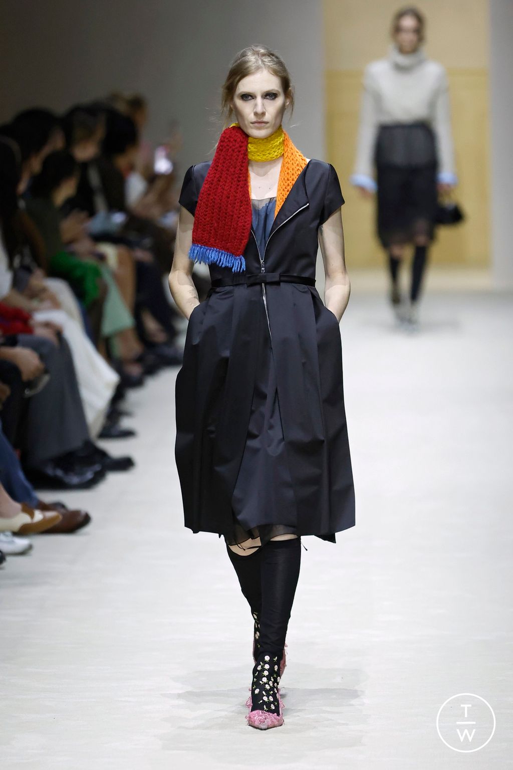 Fashion Week Milan Fall/Winter 2026 look 31 from the Prada collection 女装