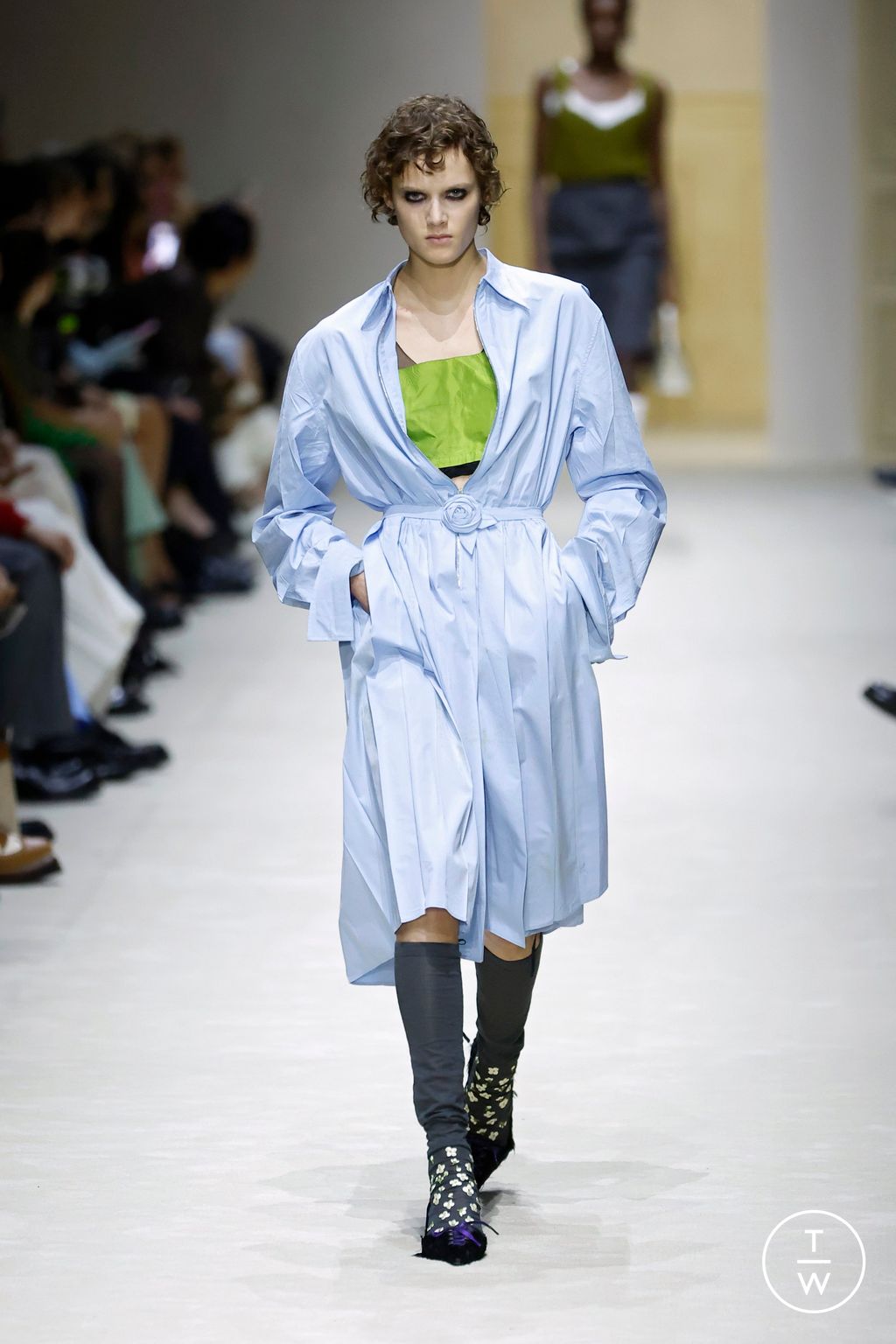 Fashion Week Milan Fall/Winter 2026 look 53 de la collection Prada womenswear