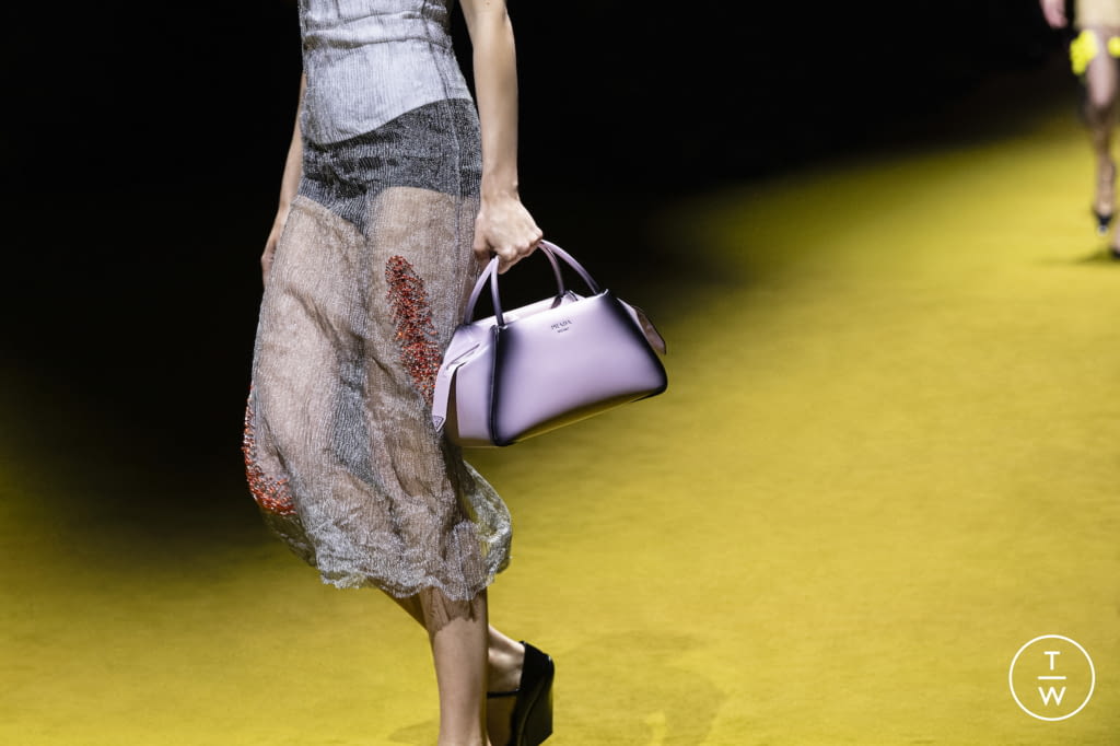 Fashion Week Milan Fall/Winter 2022 look 1 from the Prada collection womenswear accessories