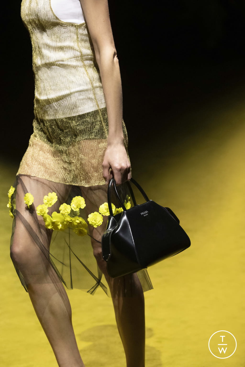 Fashion Week Milan Fall/Winter 2022 look 3 from the Prada collection womenswear accessories