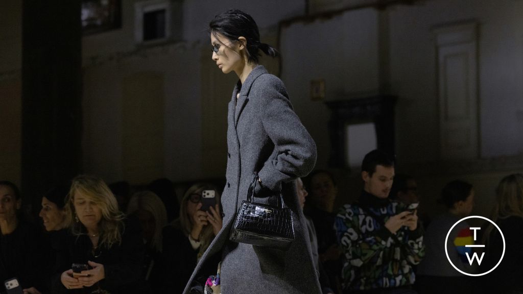 Fashion Week Milan Fall/Winter 2026 look 53 from the Prada collection womenswear accessories