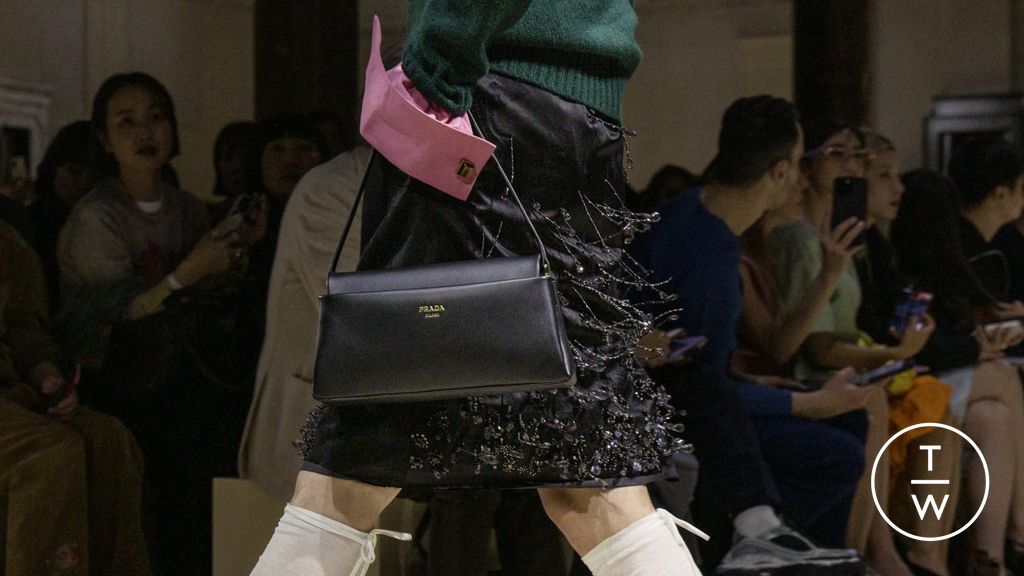 Fashion Week Milan Fall/Winter 2026 look 65 from the Prada collection womenswear accessories