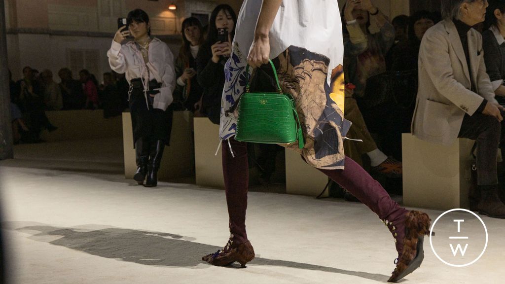 Fashion Week Milan Fall/Winter 2026 look 80 from the Prada collection womenswear accessories