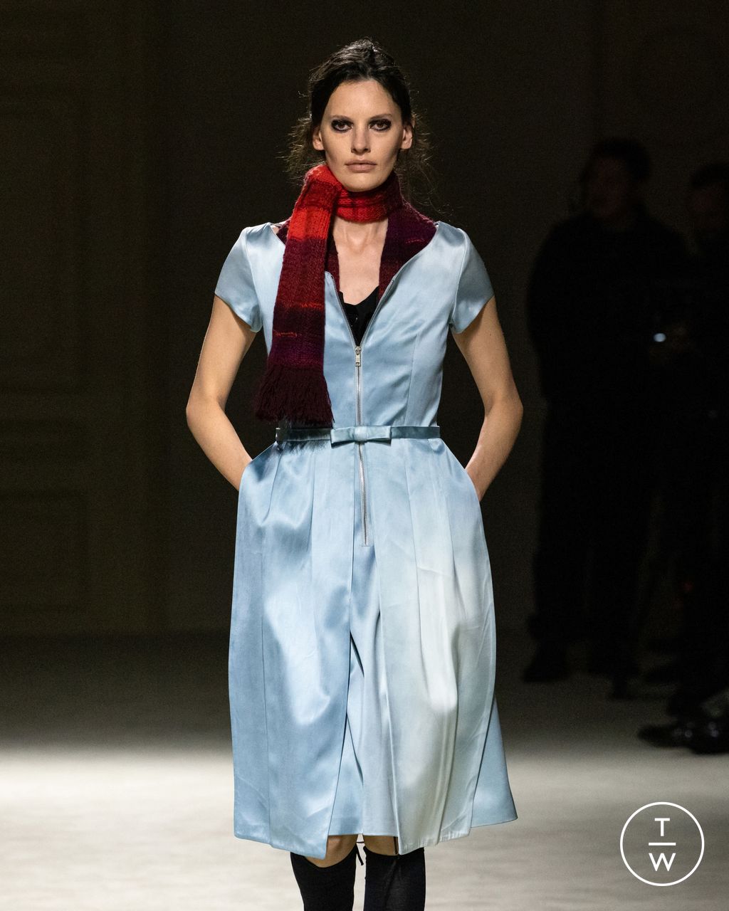 Fashion Week Milan Fall/Winter 2026 look 87 from the Prada collection 女装配饰