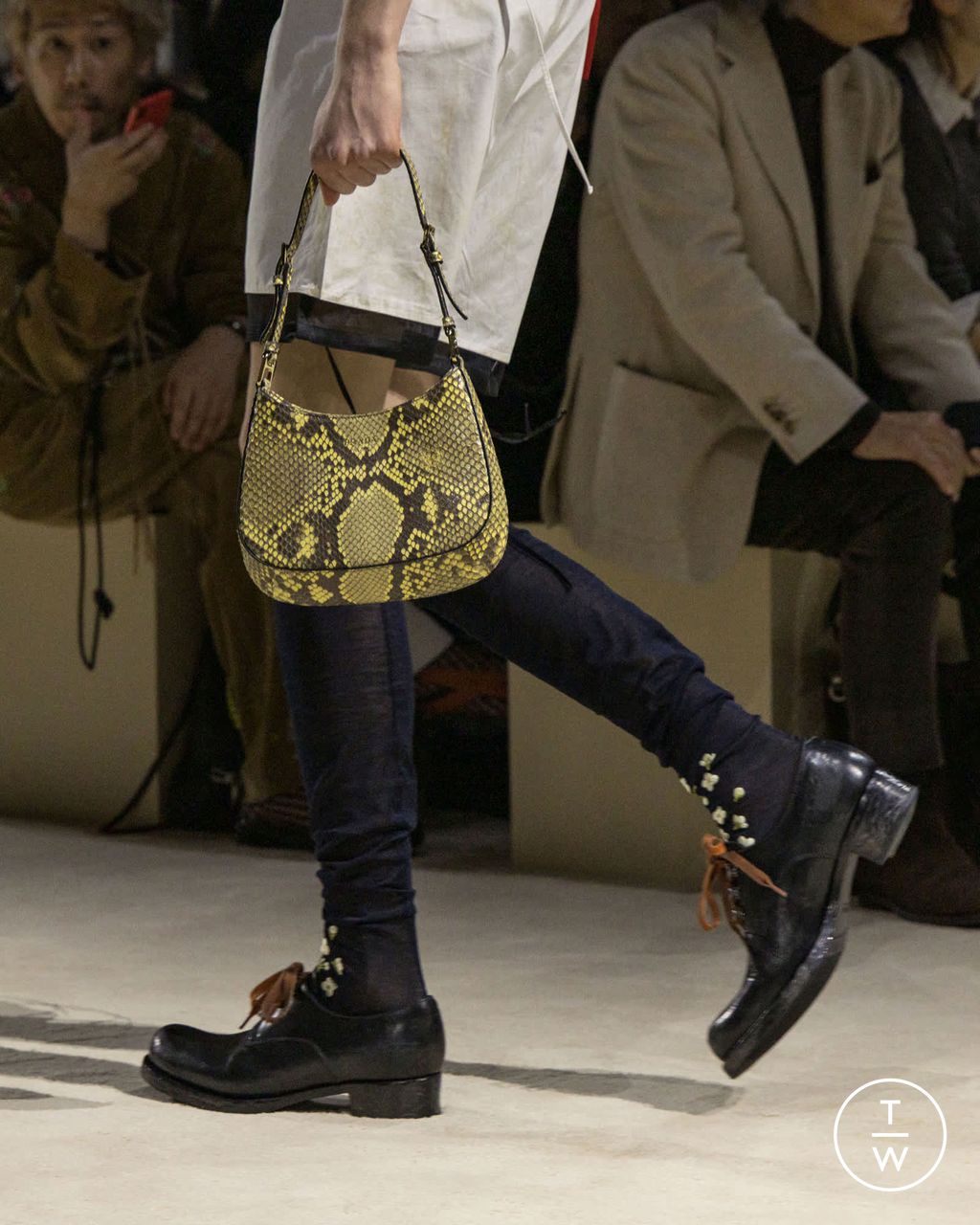 Fashion Week Milan Fall/Winter 2026 look 102 from the Prada collection womenswear accessories