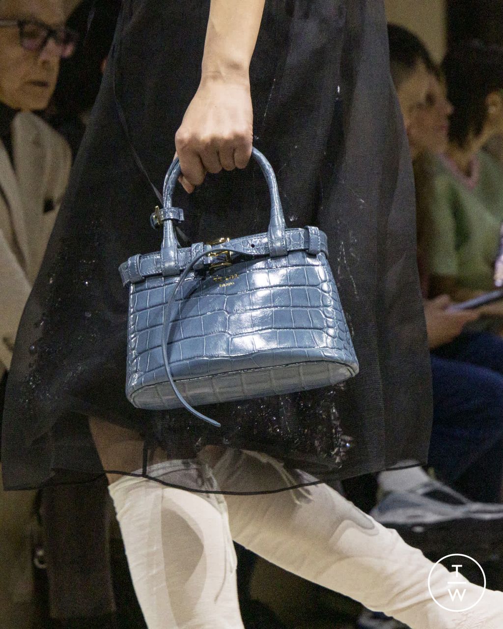 Fashion Week Milan Fall/Winter 2026 look 106 from the Prada collection womenswear accessories