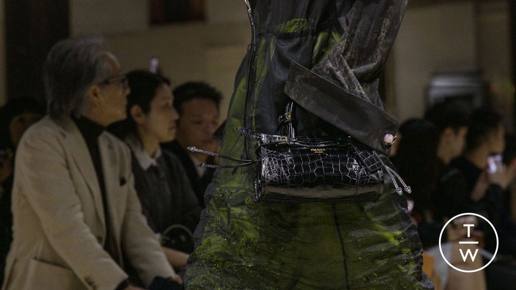 Fashion Week Milan Fall/Winter 2026 look 108 from the Prada collection womenswear accessories