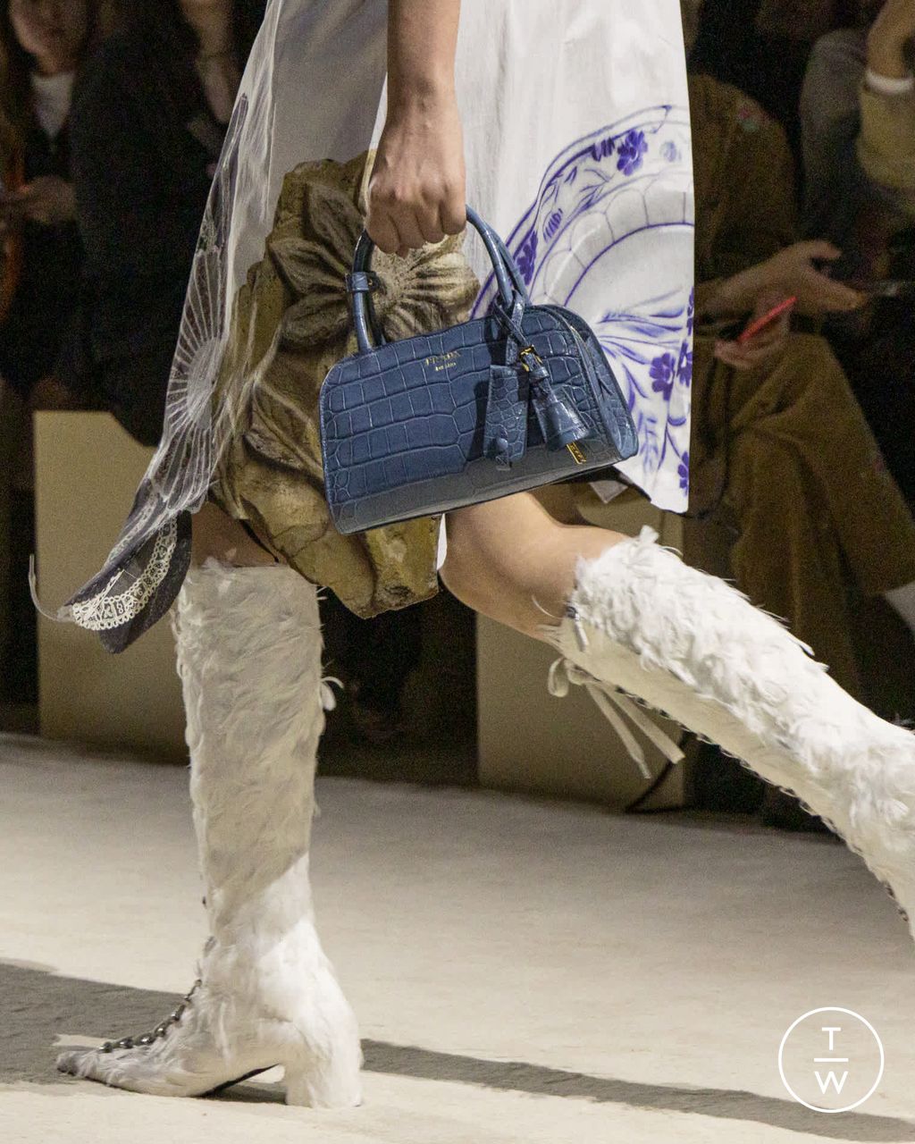 Fashion Week Milan Fall/Winter 2026 look 134 from the Prada collection womenswear accessories