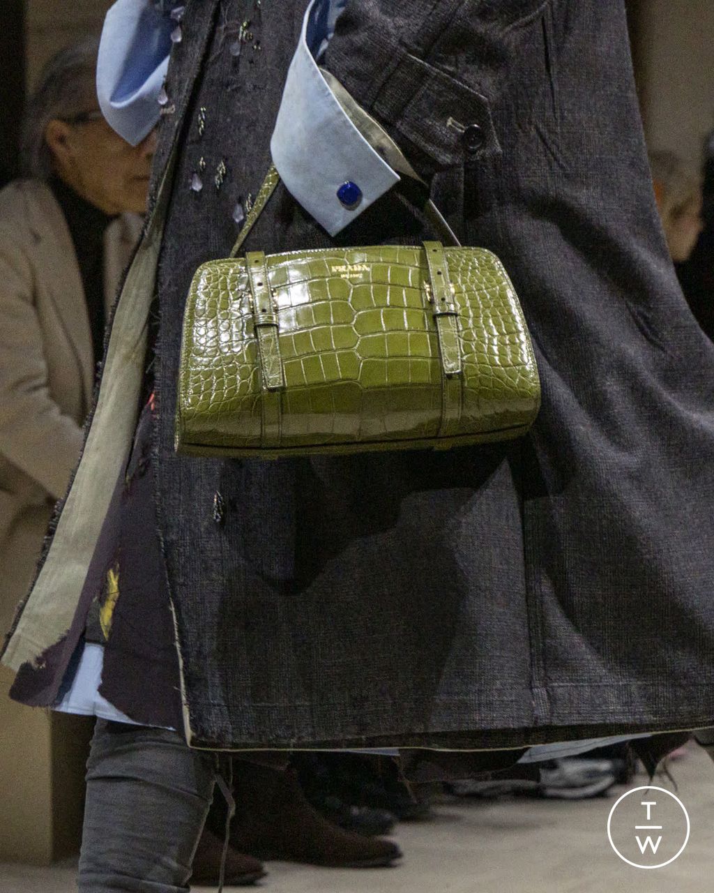 Fashion Week Milan Fall/Winter 2026 look 14 from the Prada collection womenswear accessories