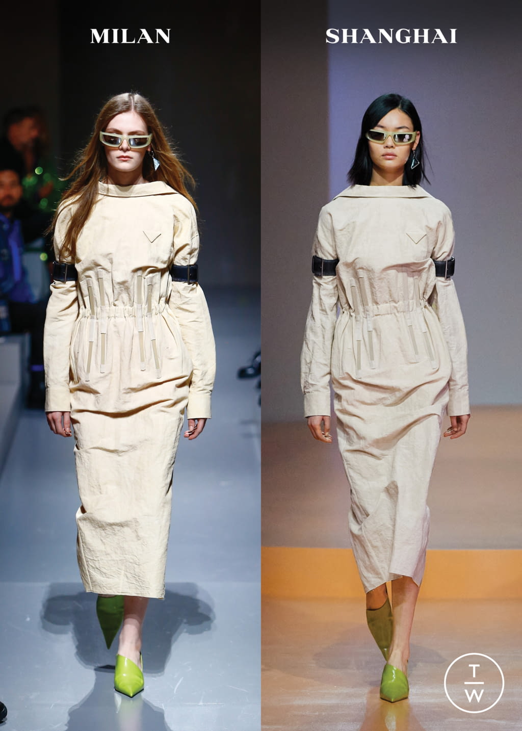 Fashion Week Milan Spring/Summer 2022 look 17 from the Prada collection womenswear