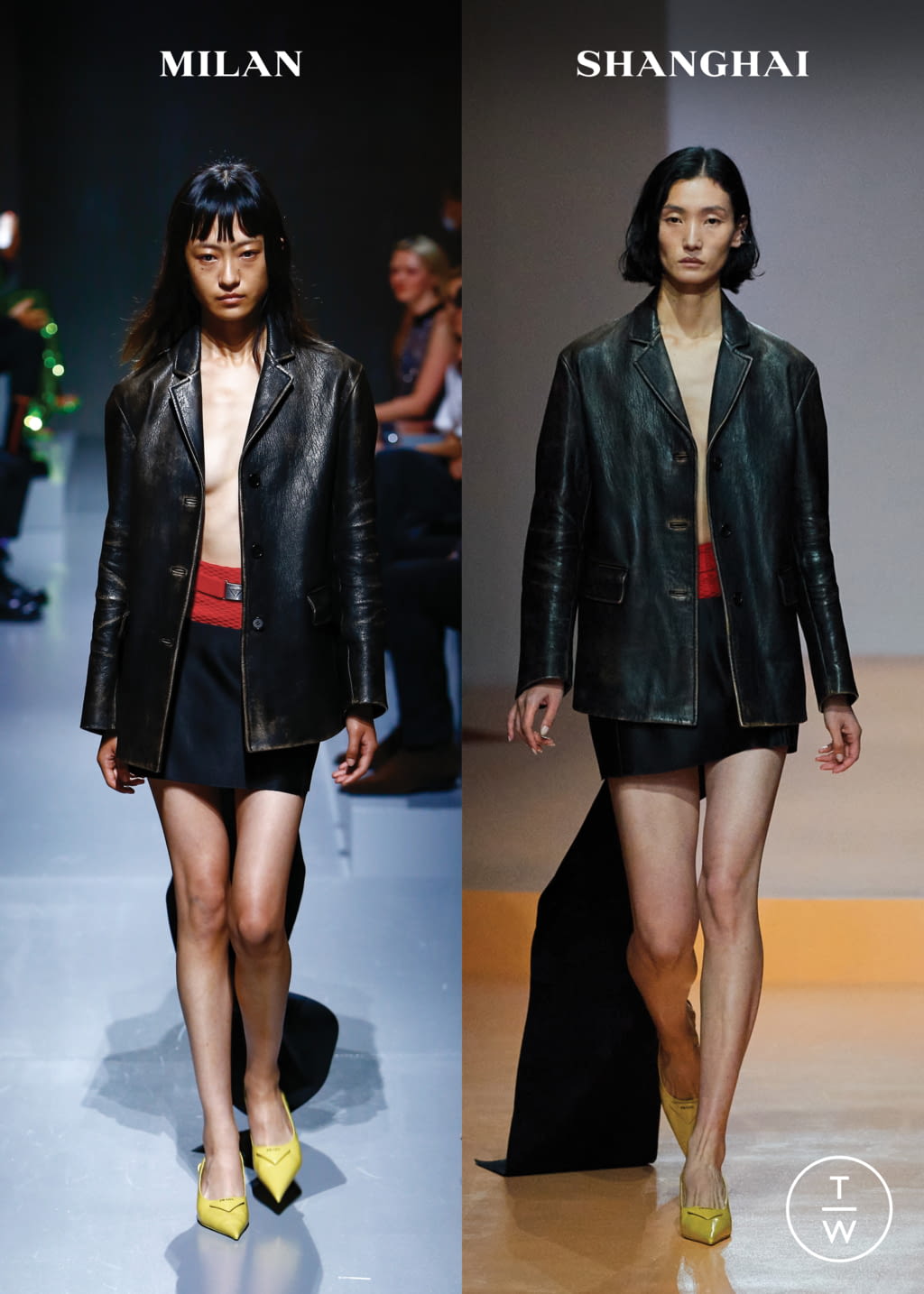 Fashion Week Milan Spring/Summer 2022 look 5 from the Prada collection womenswear