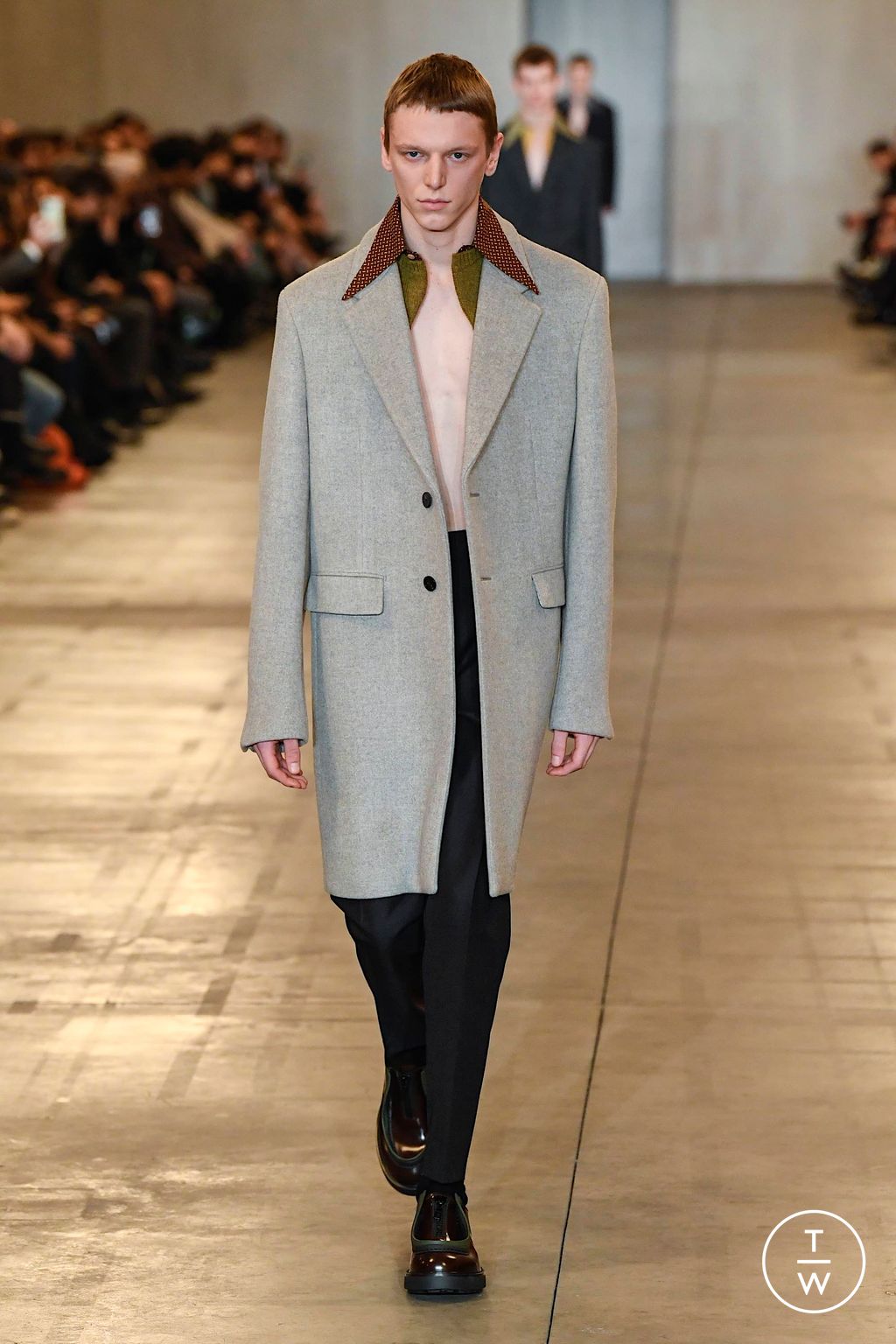 Fashion Week Milan Fall/Winter 2023 look 44 from the Prada collection menswear