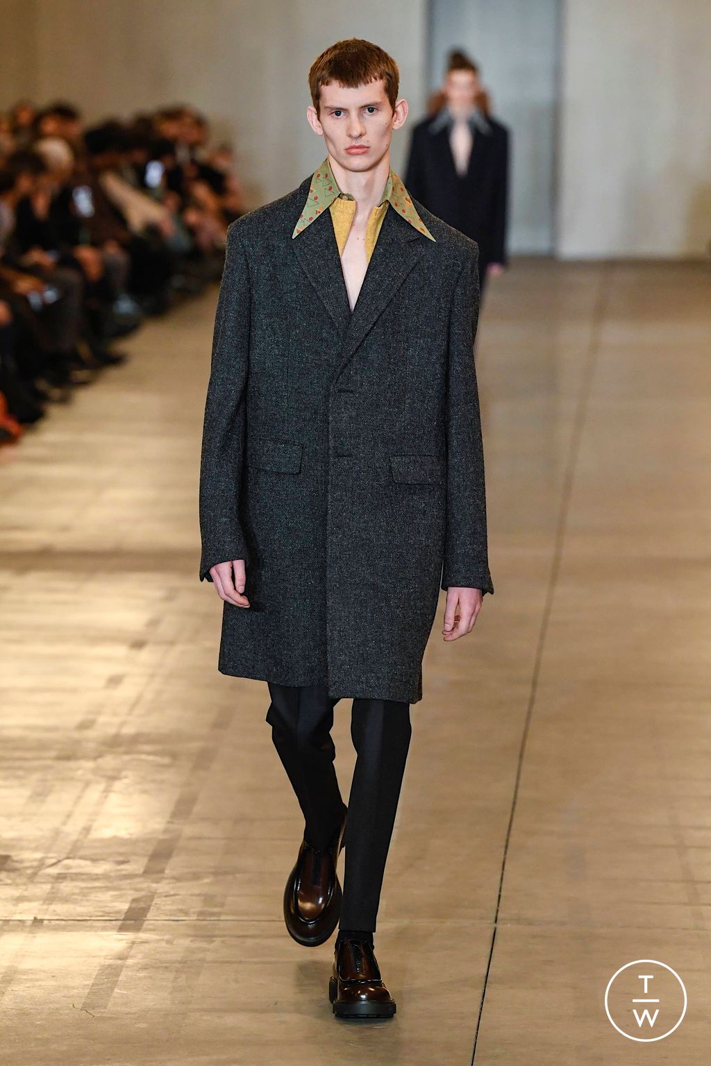 Fashion Week Milan Fall/Winter 2023 look 45 from the Prada collection 男装