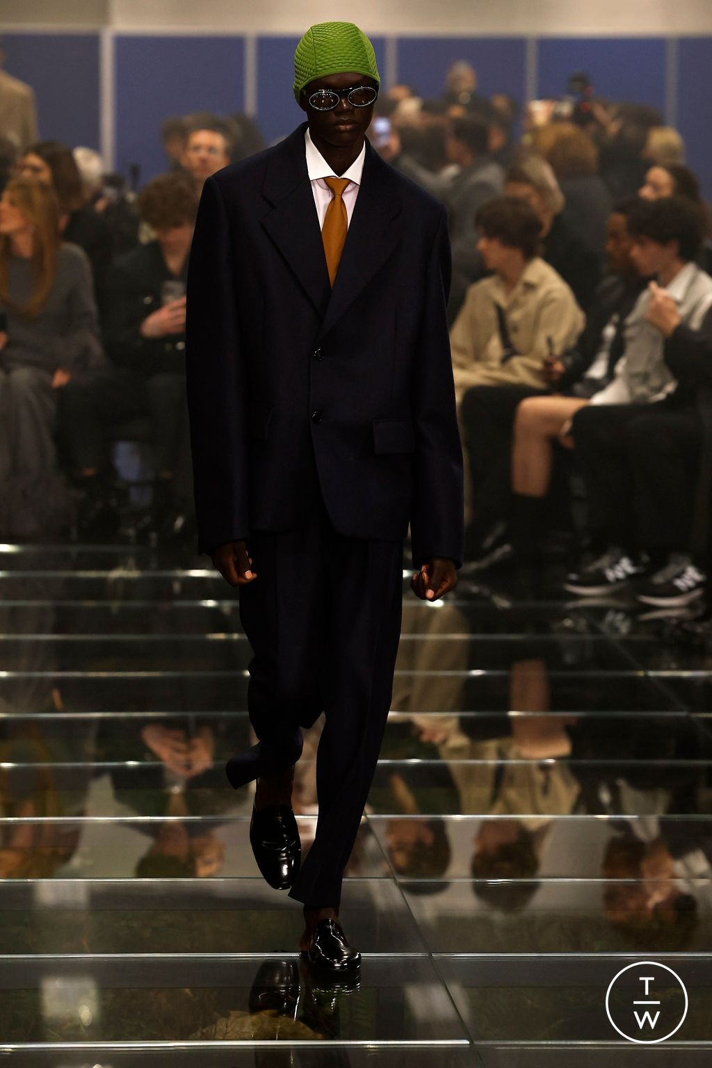Fashion Week Milan Fall/Winter 2024 look 4 from the Prada collection menswear