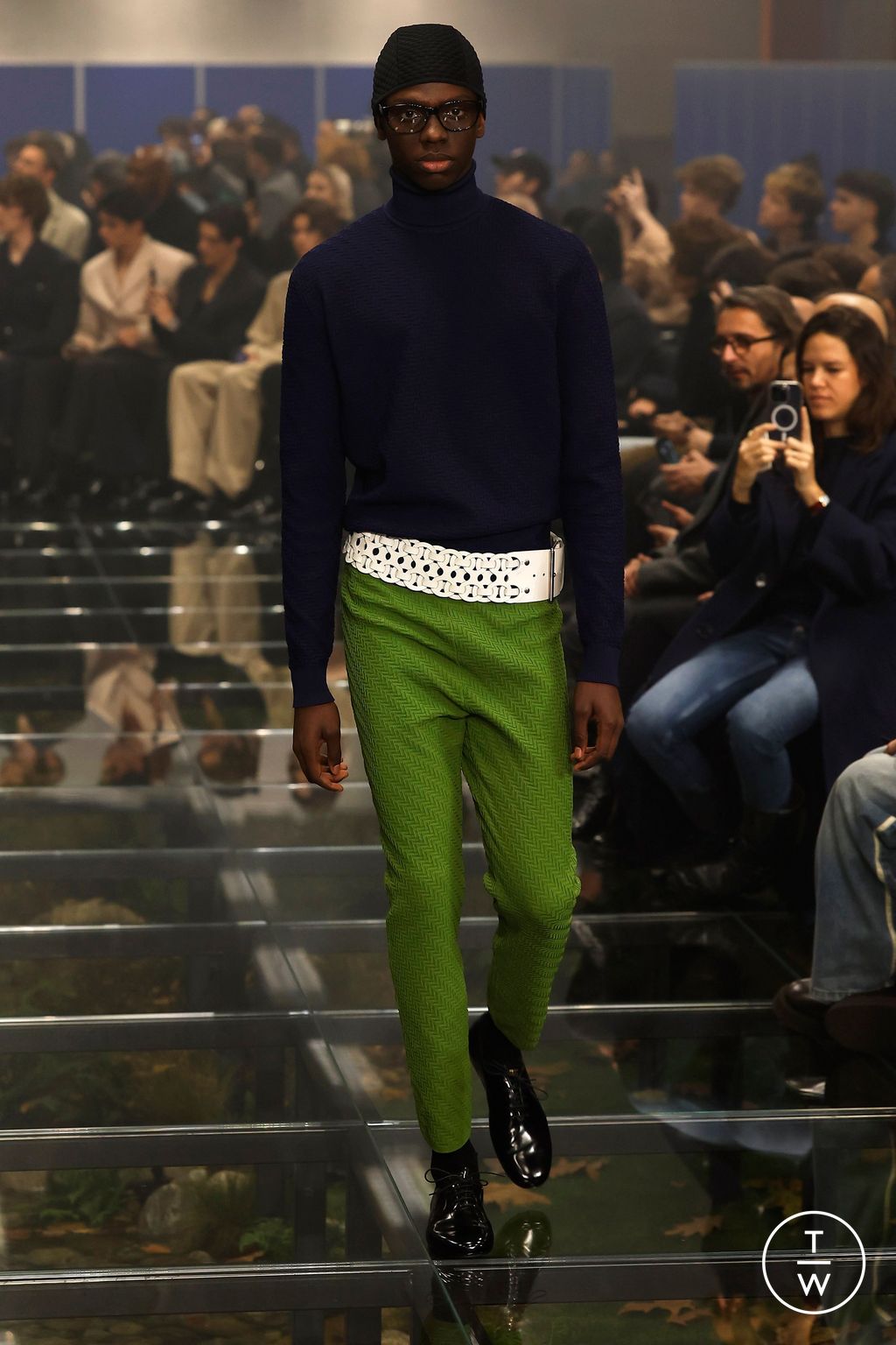 Fashion Week Milan Fall/Winter 2024 look 11 from the Prada collection 男装