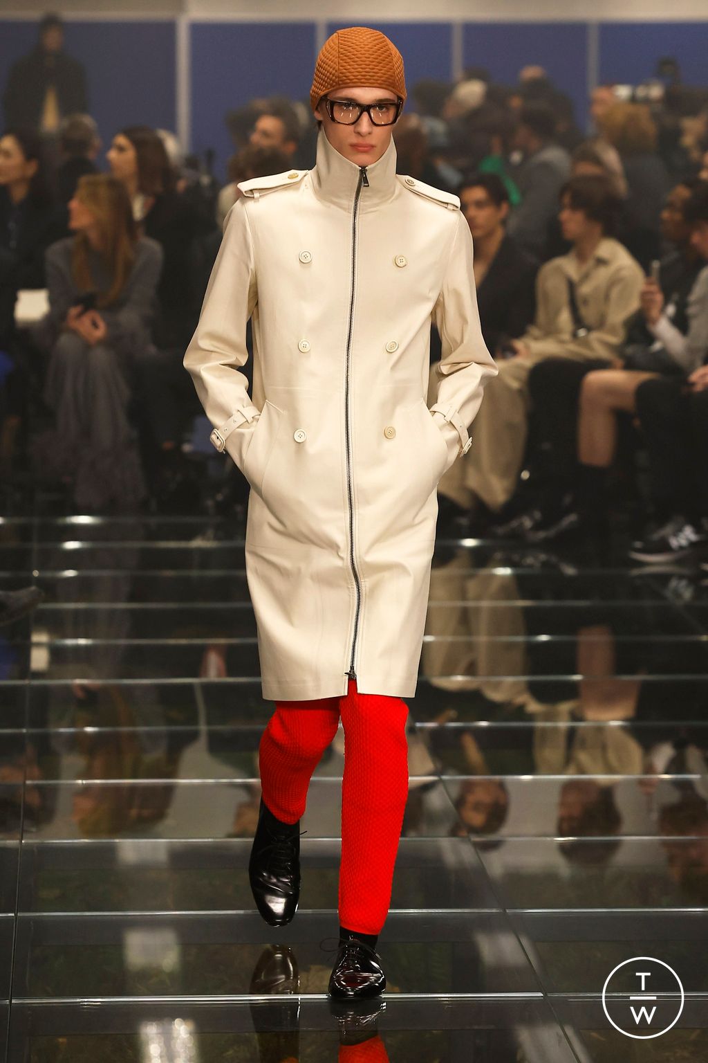 Fashion Week Milan Fall/Winter 2024 look 20 from the Prada collection 男装