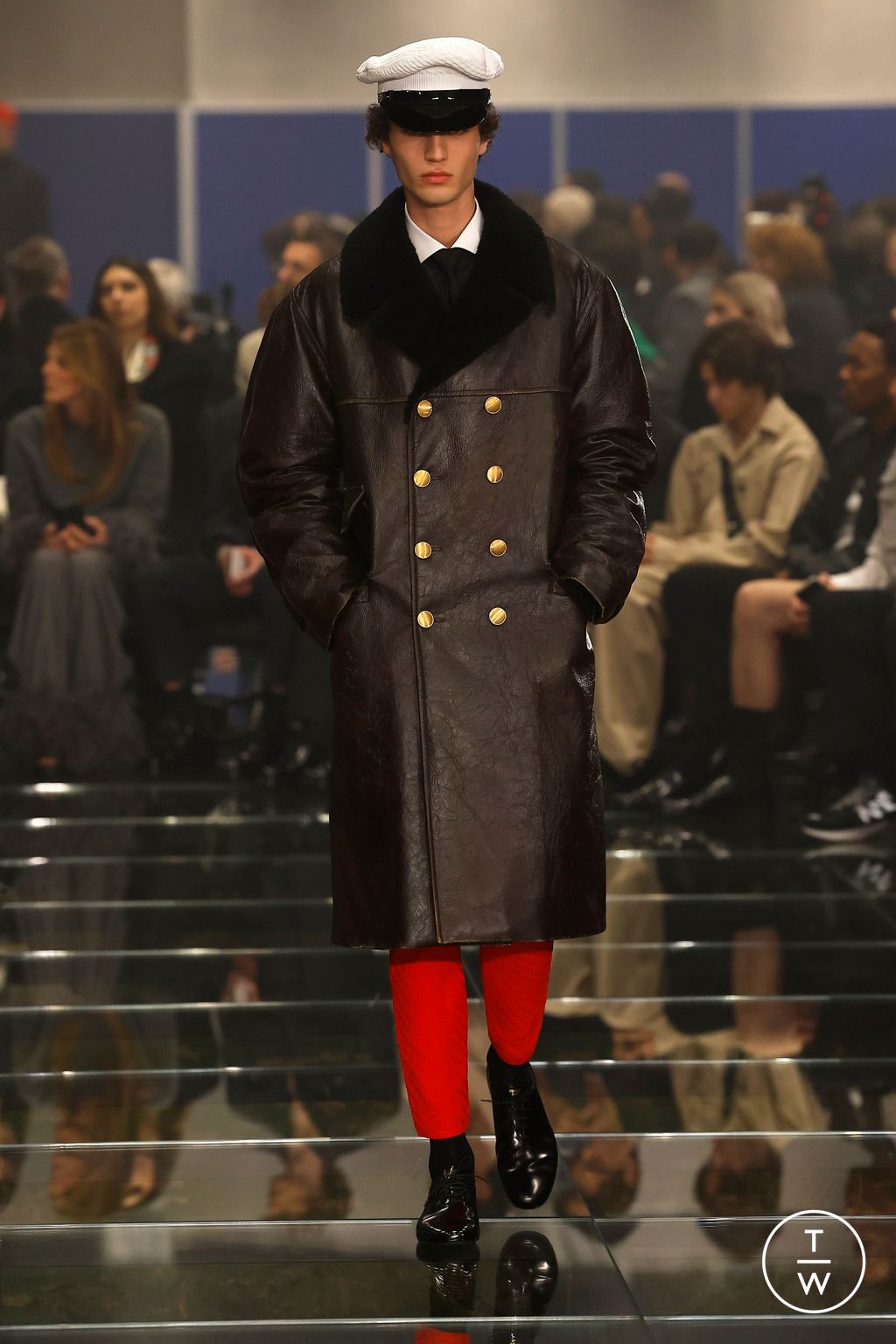 Fashion Week Milan Fall/Winter 2024 look 36 from the Prada collection menswear