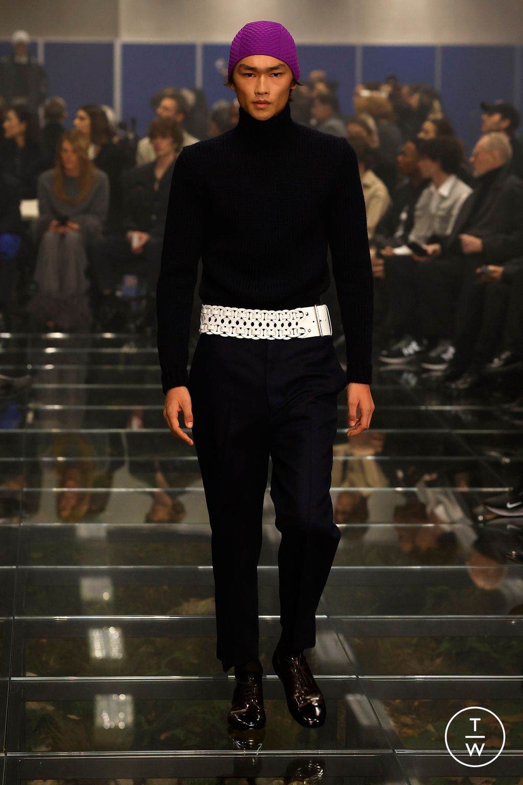 Fashion Week Milan Fall/Winter 2024 look 39 from the Prada collection 男装