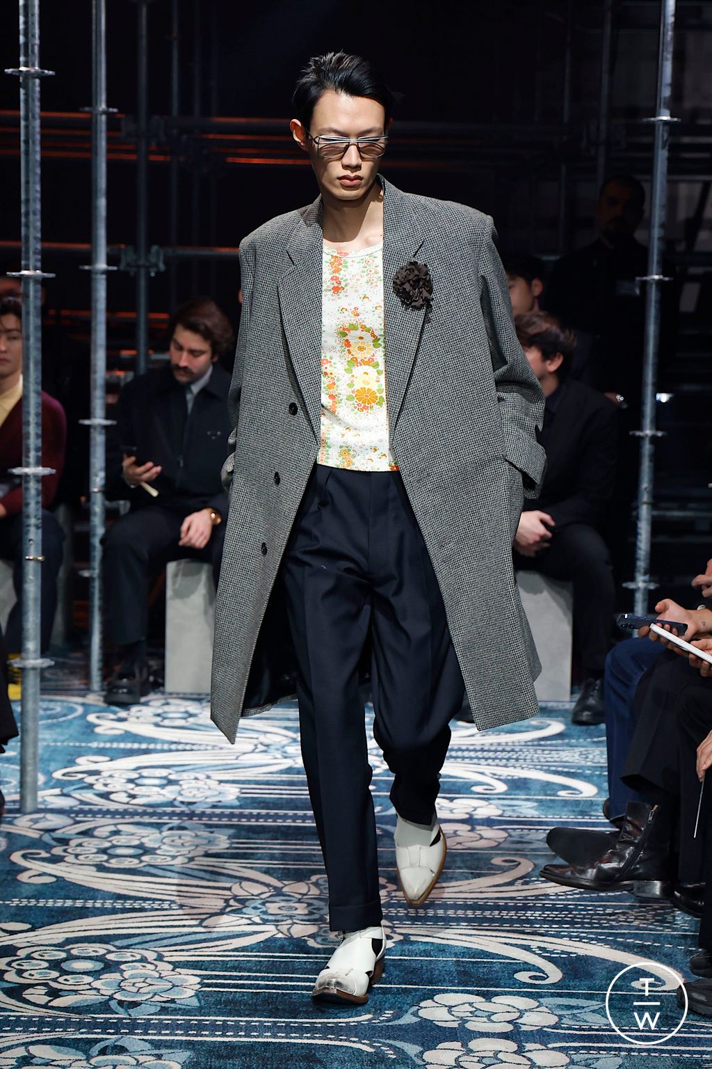 Fashion Week Milan Fall/Winter 2025 look 57 de la collection Prada menswear