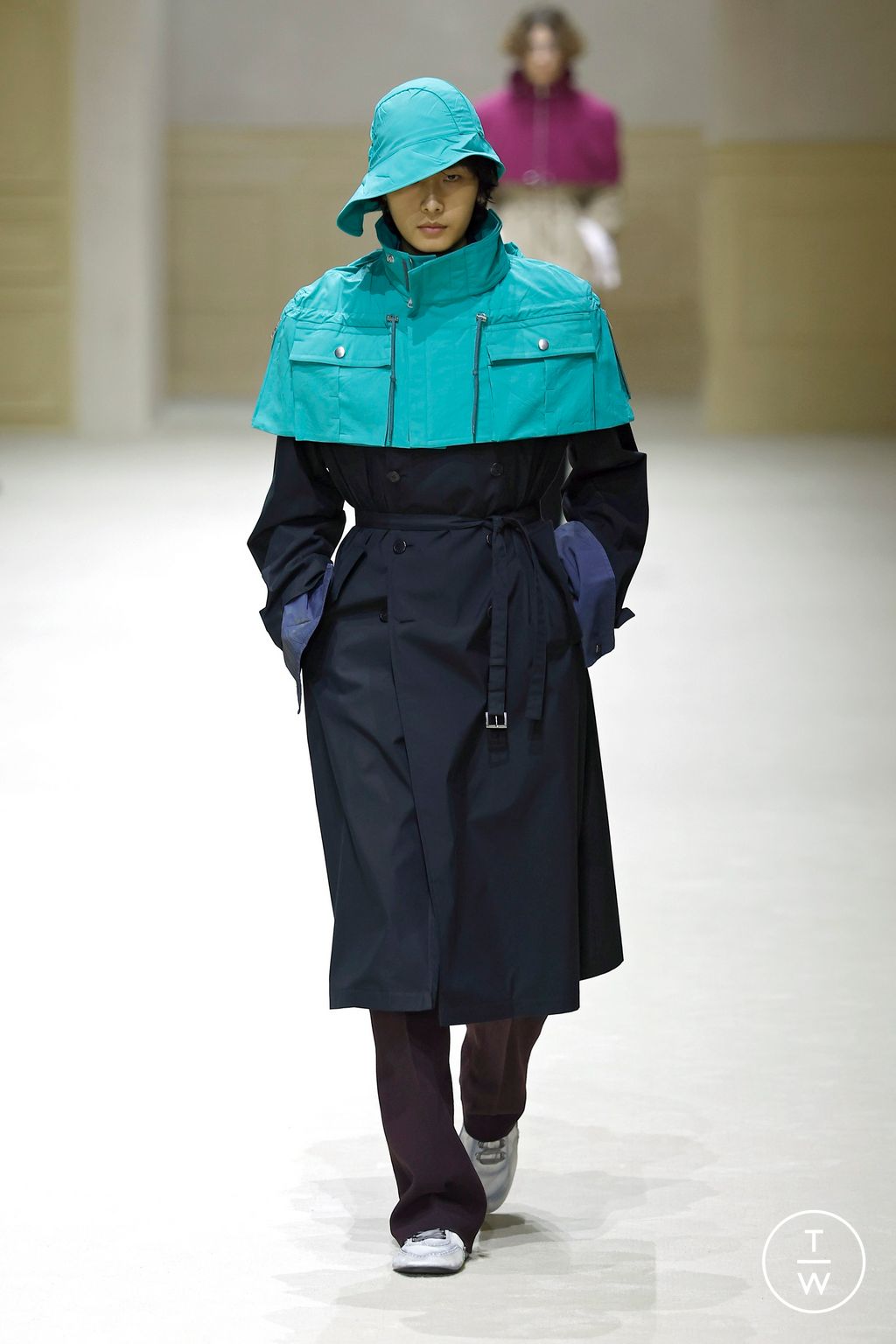 Fashion Week Milan Fall/Winter 2026 look 10 de la collection Prada menswear