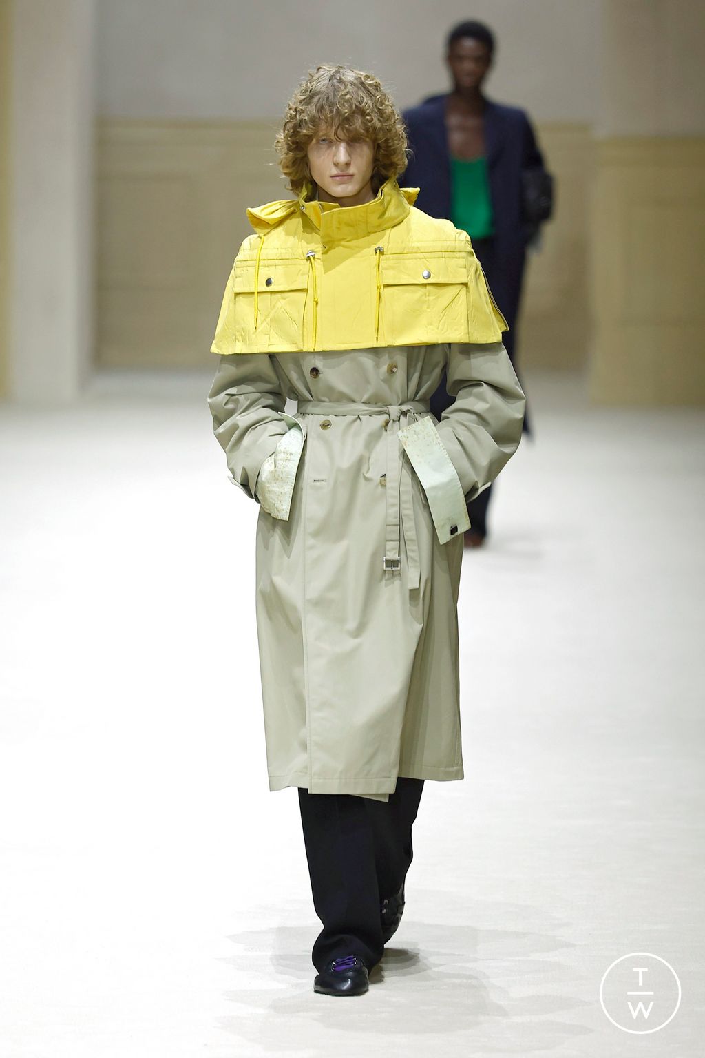 Fashion Week Milan Fall/Winter 2026 look 12 from the Prada collection menswear