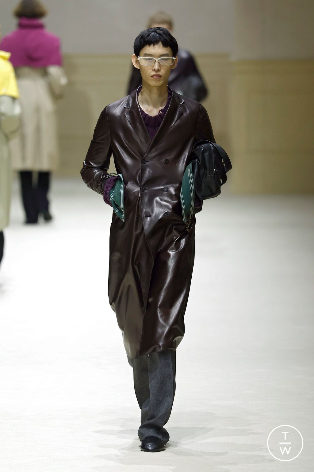 Fashion Week Milan Fall/Winter 2026 look 31 from the Prada collection menswear