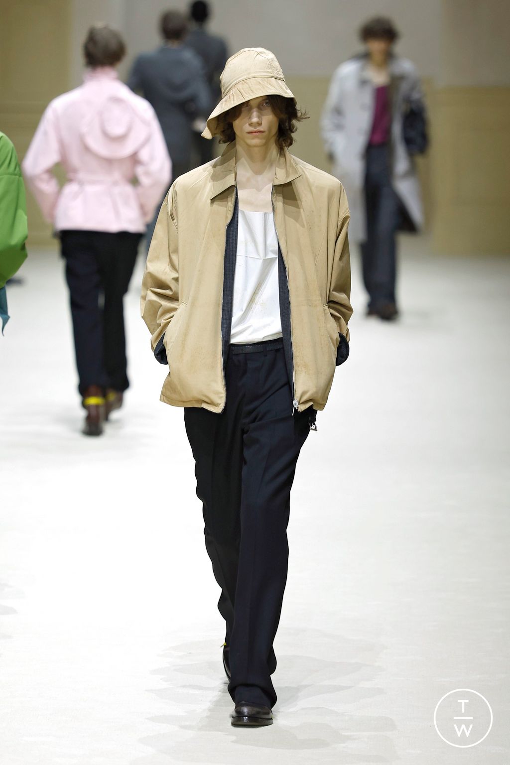 Fashion Week Milan Fall/Winter 2026 look 48 from the Prada collection menswear