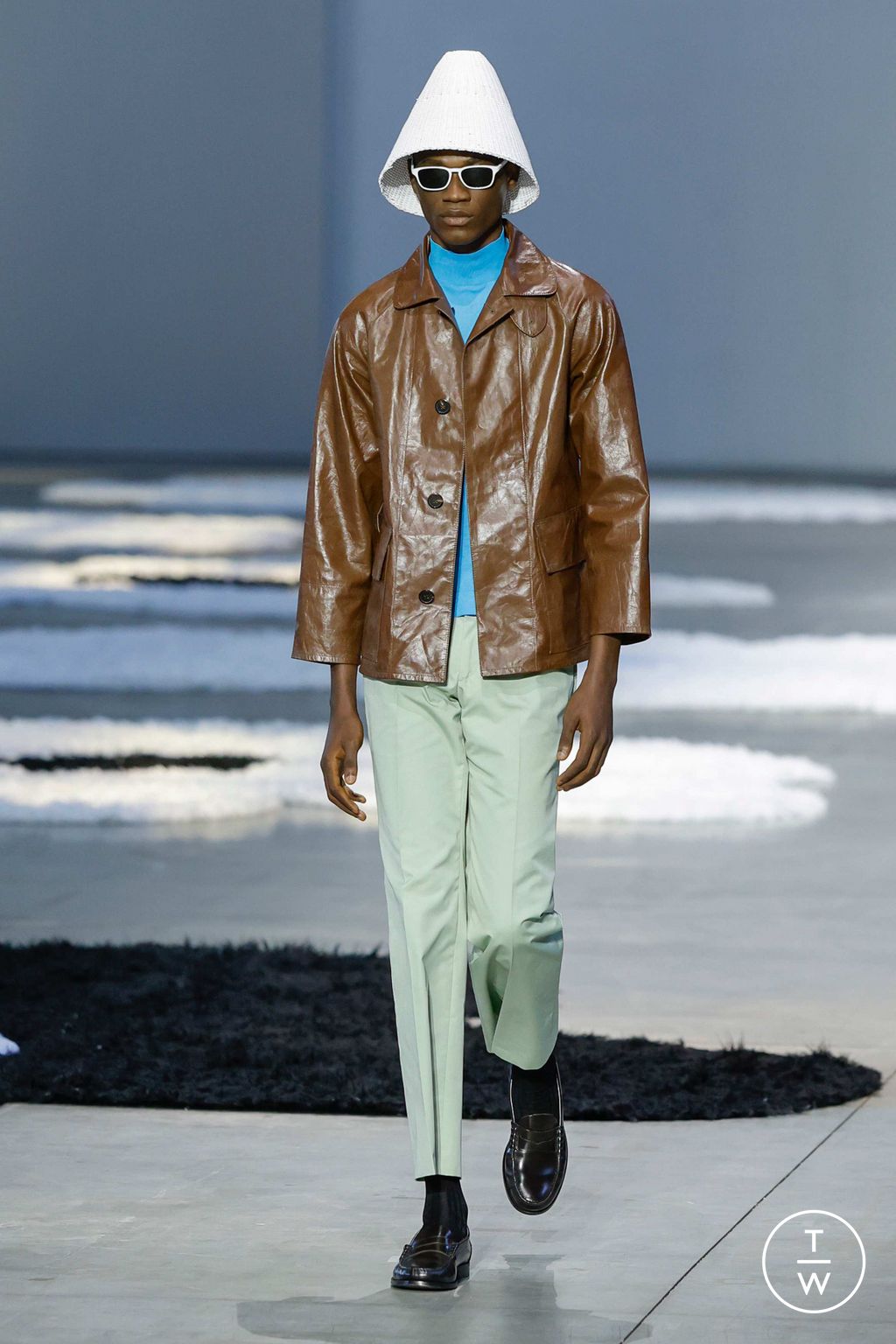 Fashion Week Milan Spring/Summer 2026 look 29 from the Prada collection menswear
