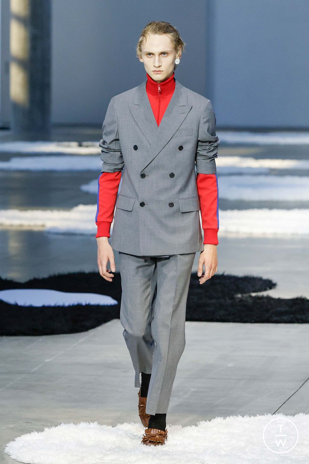 Fashion Week Milan Spring/Summer 2026 look 3 from the Prada collection menswear
