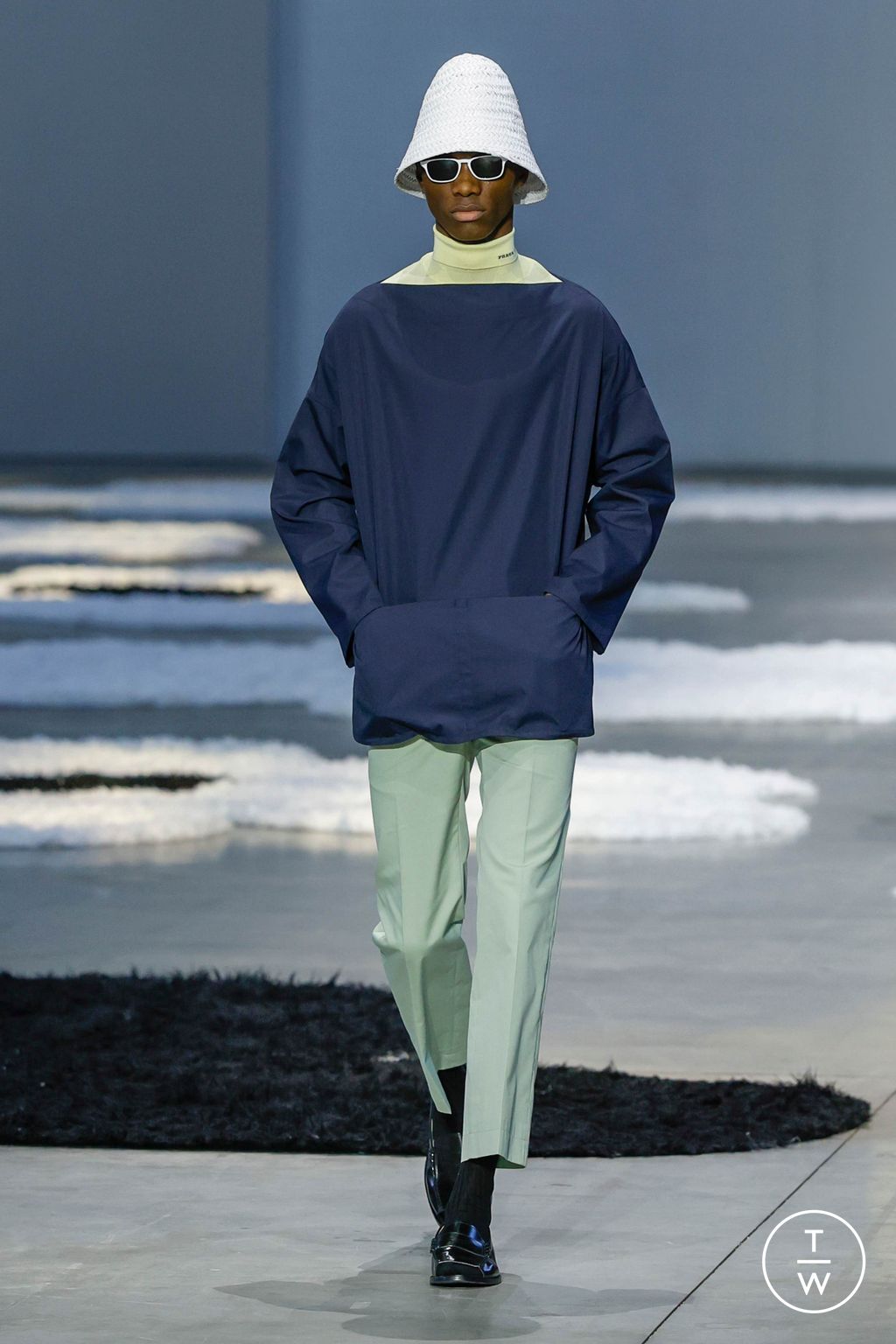 Fashion Week Milan Spring/Summer 2026 look 47 from the Prada collection menswear