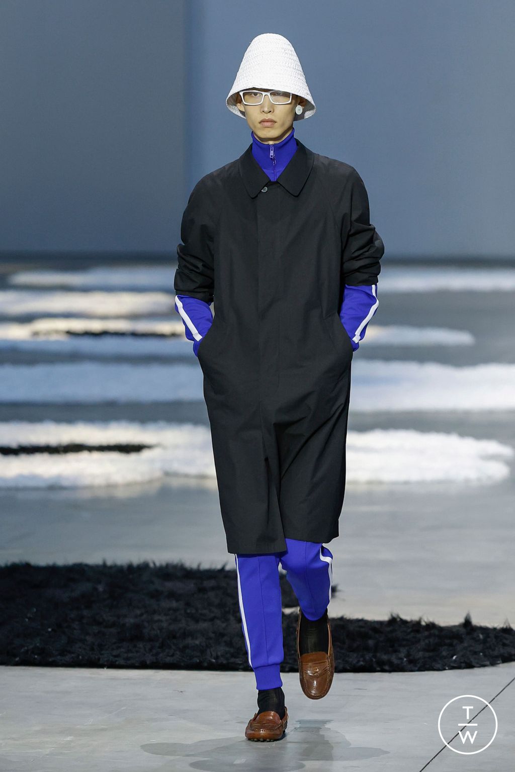 Fashion Week Milan Spring/Summer 2026 look 6 from the Prada collection menswear
