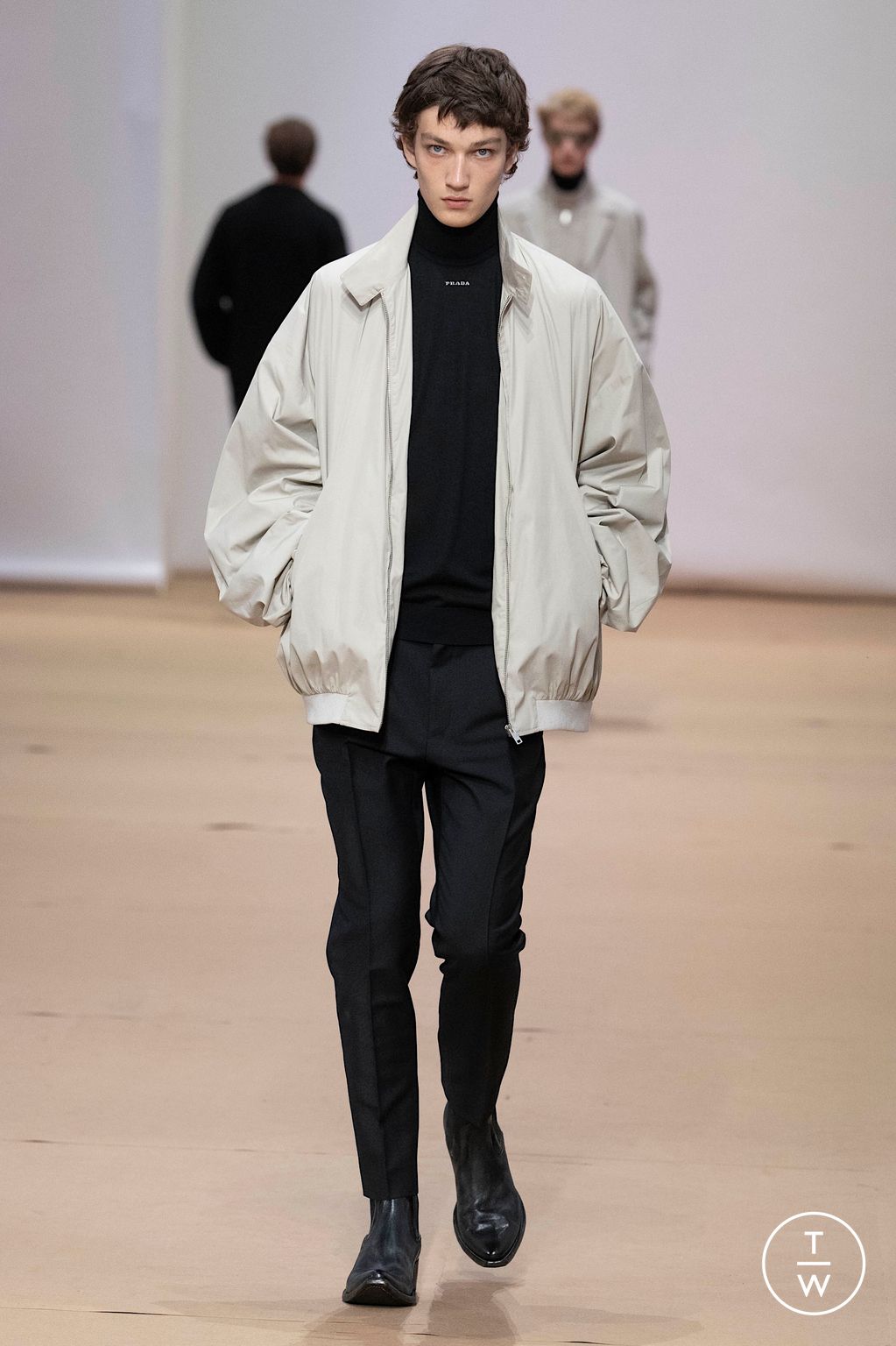 Fashion Week Milan Spring/Summer 2023 look 45 from the Prada collection 男装