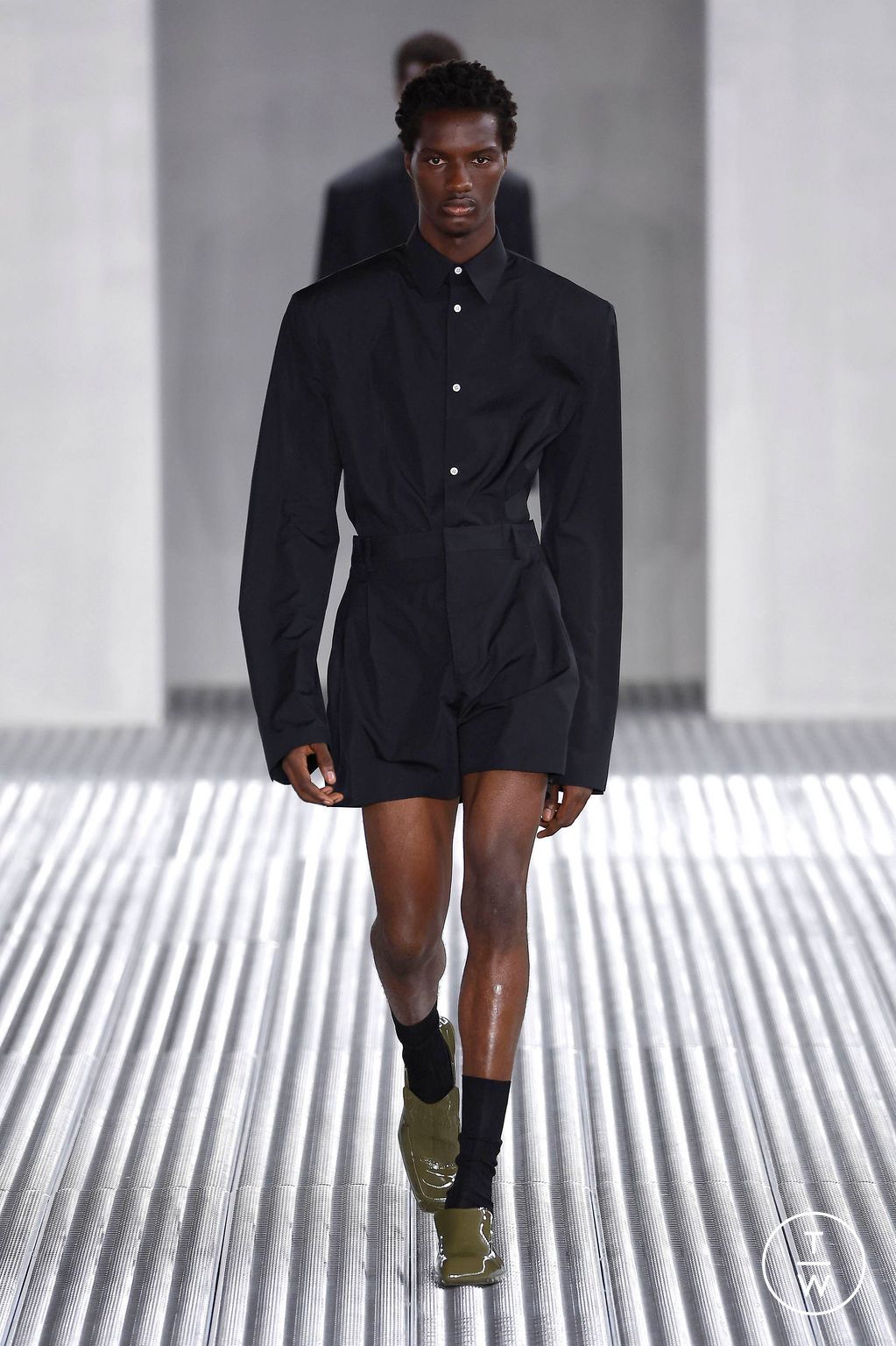 Fashion Week Milan Spring/Summer 2024 look 4 de la collection Prada menswear