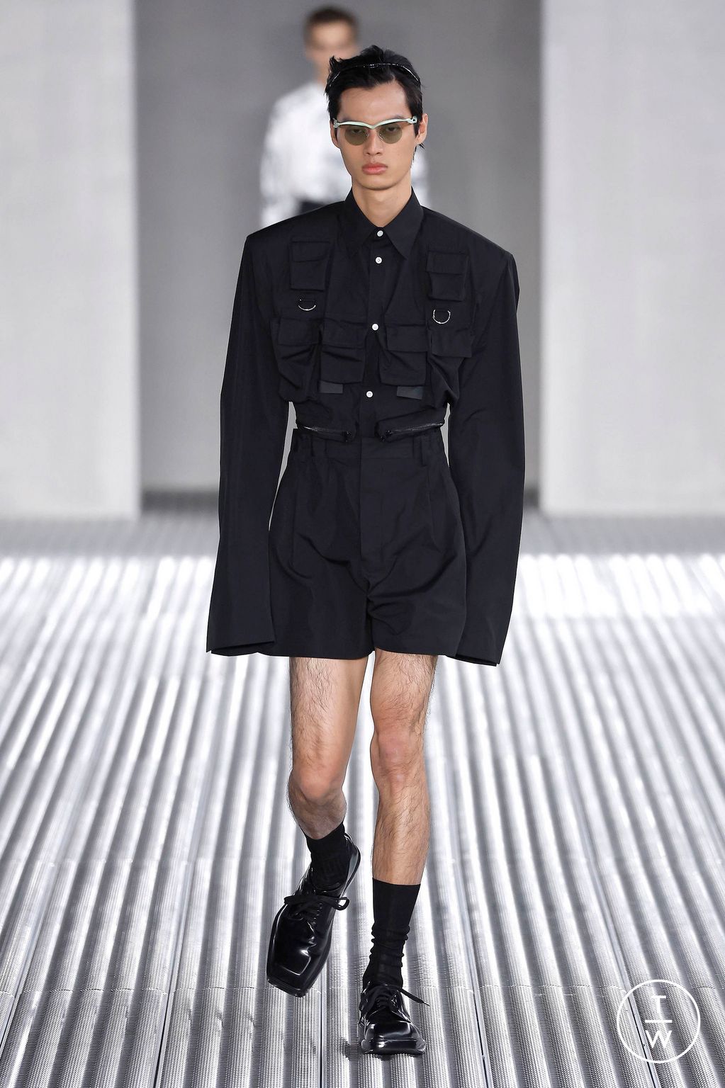 Fashion Week Milan Spring/Summer 2024 look 6 de la collection Prada menswear