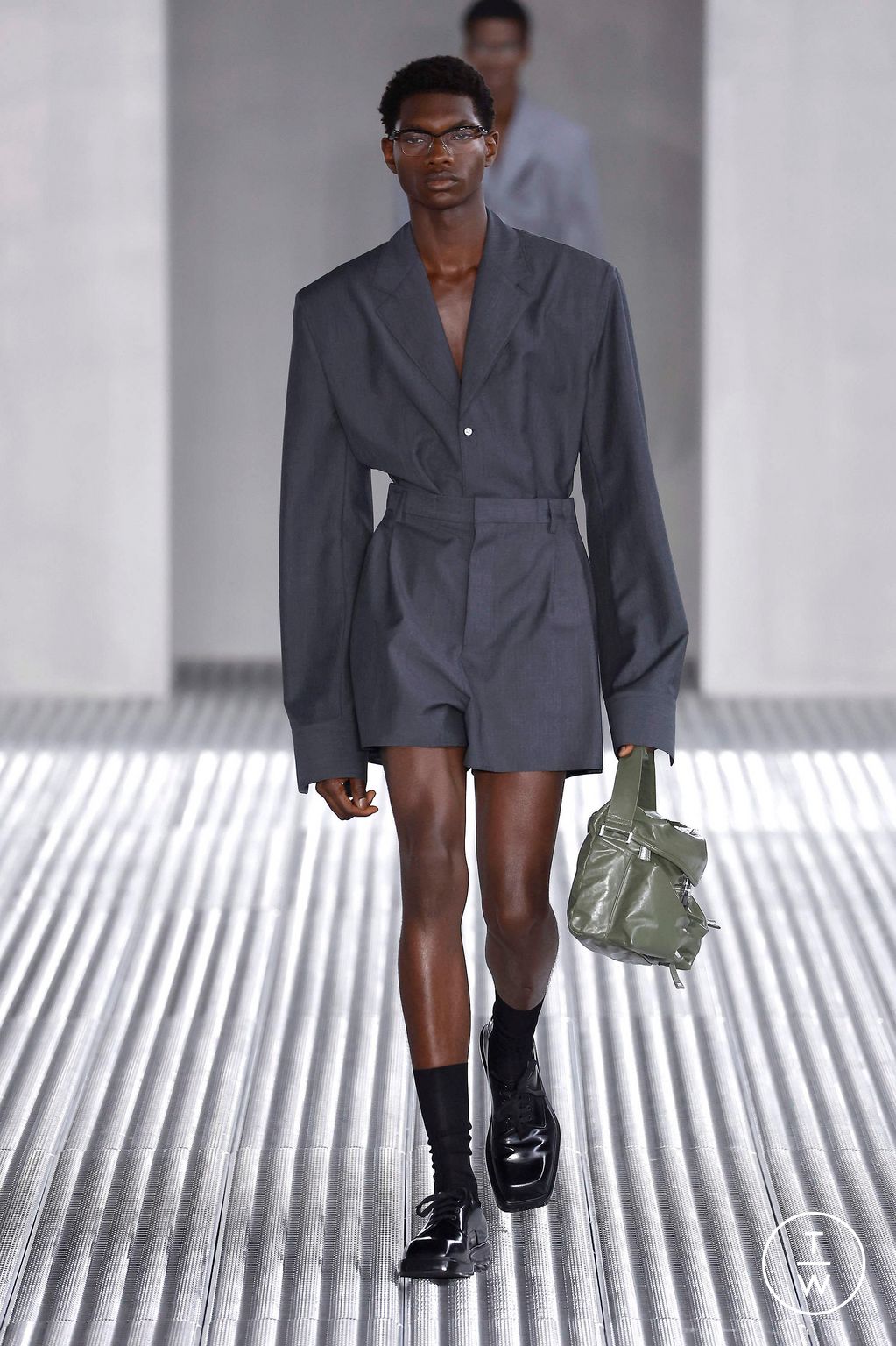 Fashion Week Milan Spring/Summer 2024 look 9 from the Prada collection menswear