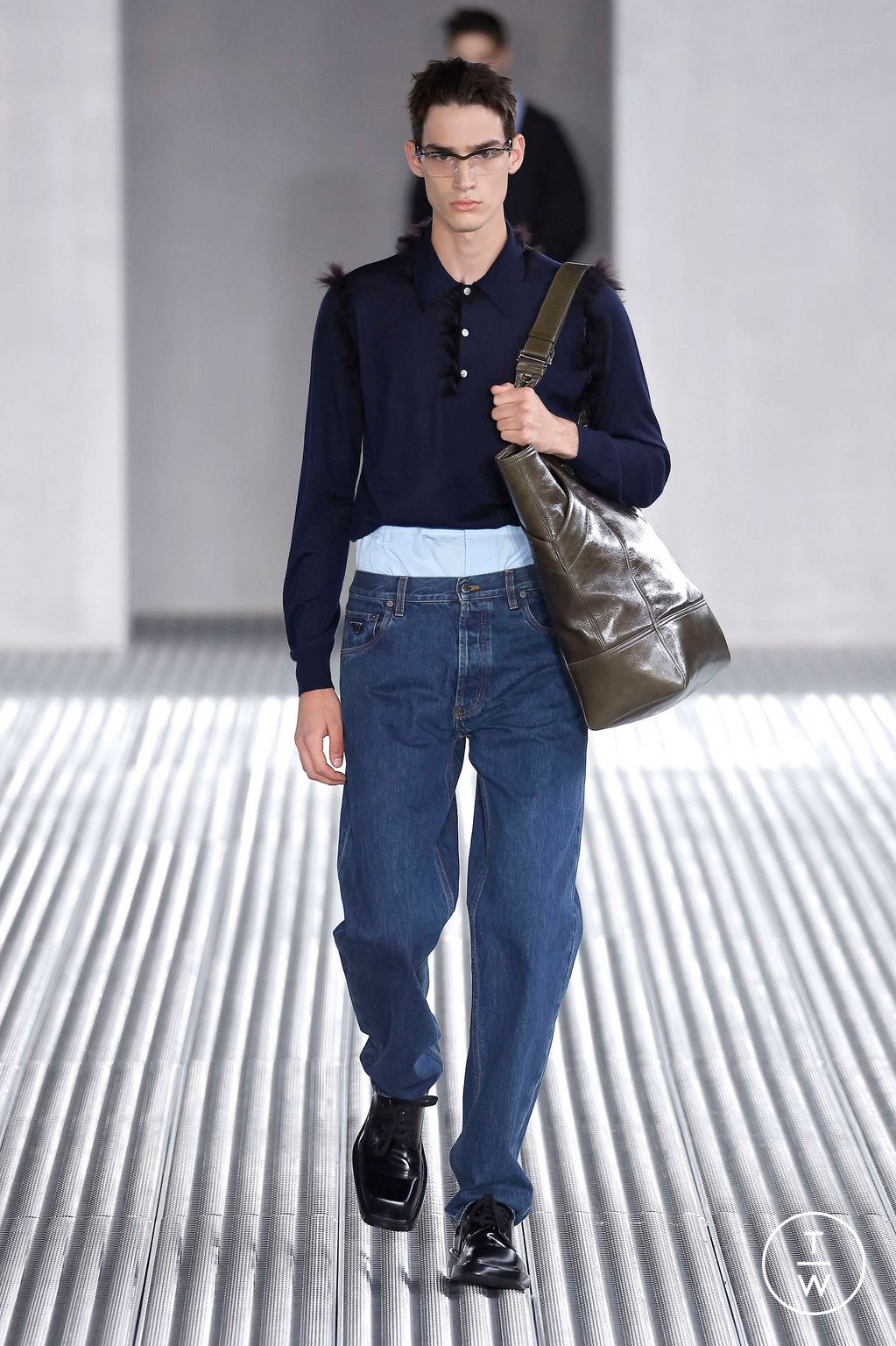 Fashion Week Milan Spring/Summer 2024 look 15 de la collection Prada menswear