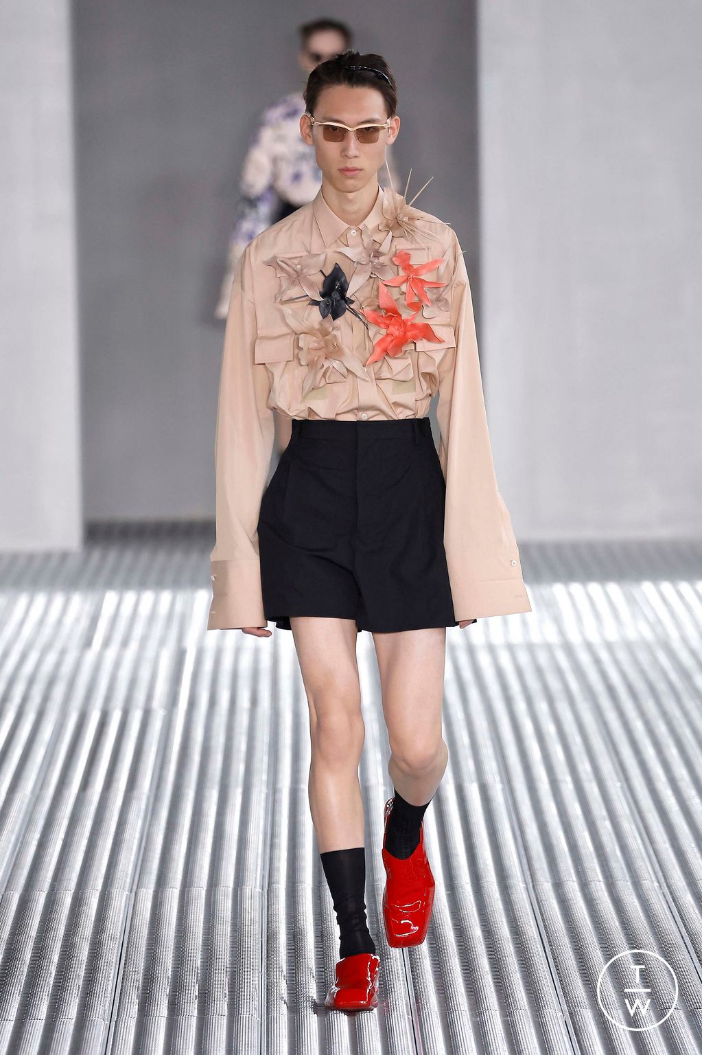 Fashion Week Milan Spring/Summer 2024 look 25 from the Prada collection menswear