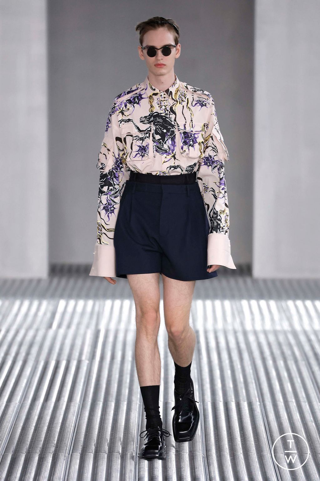 Fashion Week Milan Spring/Summer 2024 look 26 from the Prada collection 男装