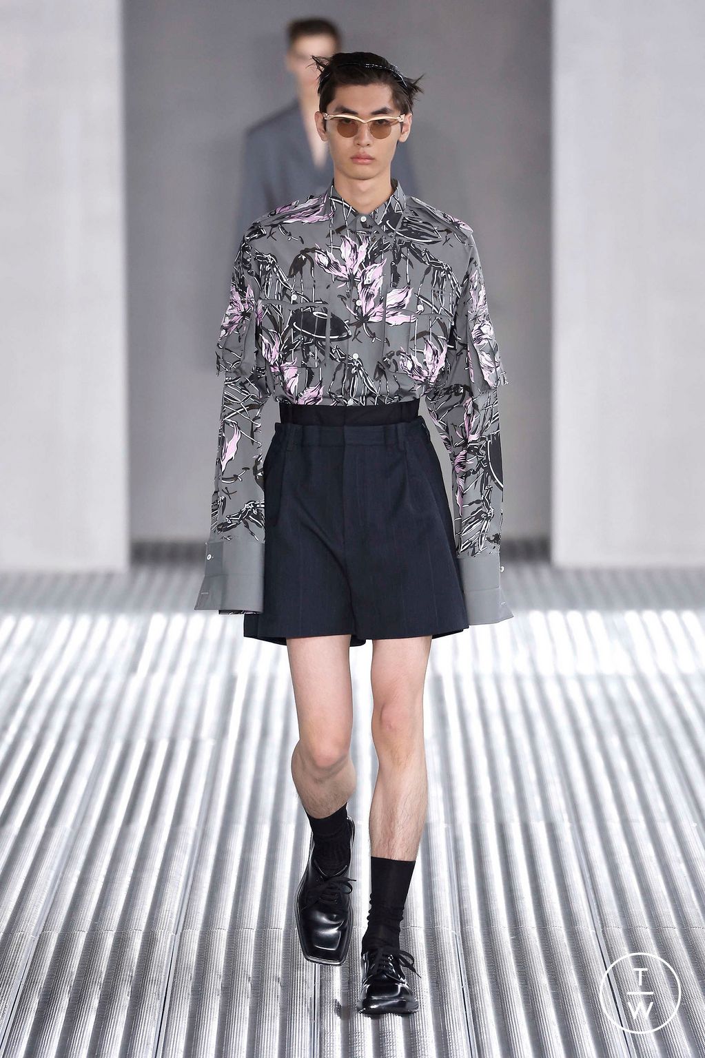 Fashion Week Milan Spring/Summer 2024 look 27 from the Prada collection menswear