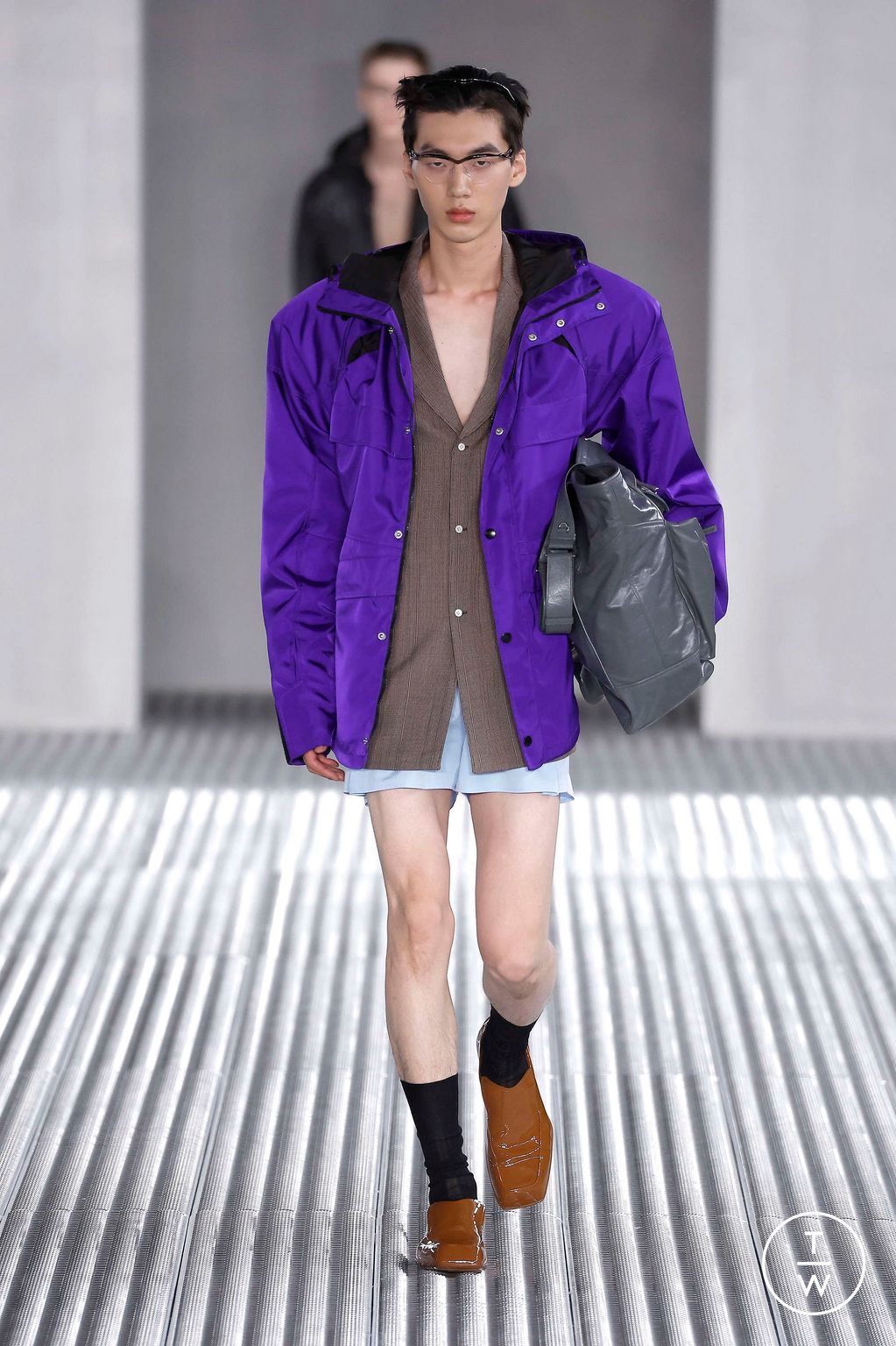 Fashion Week Milan Spring/Summer 2024 look 31 from the Prada collection 男装