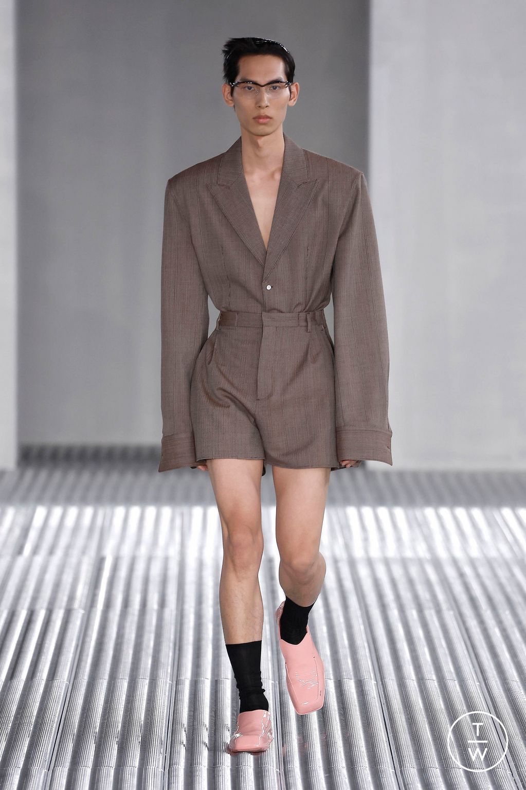 Fashion Week Milan Spring/Summer 2024 look 43 from the Prada collection menswear
