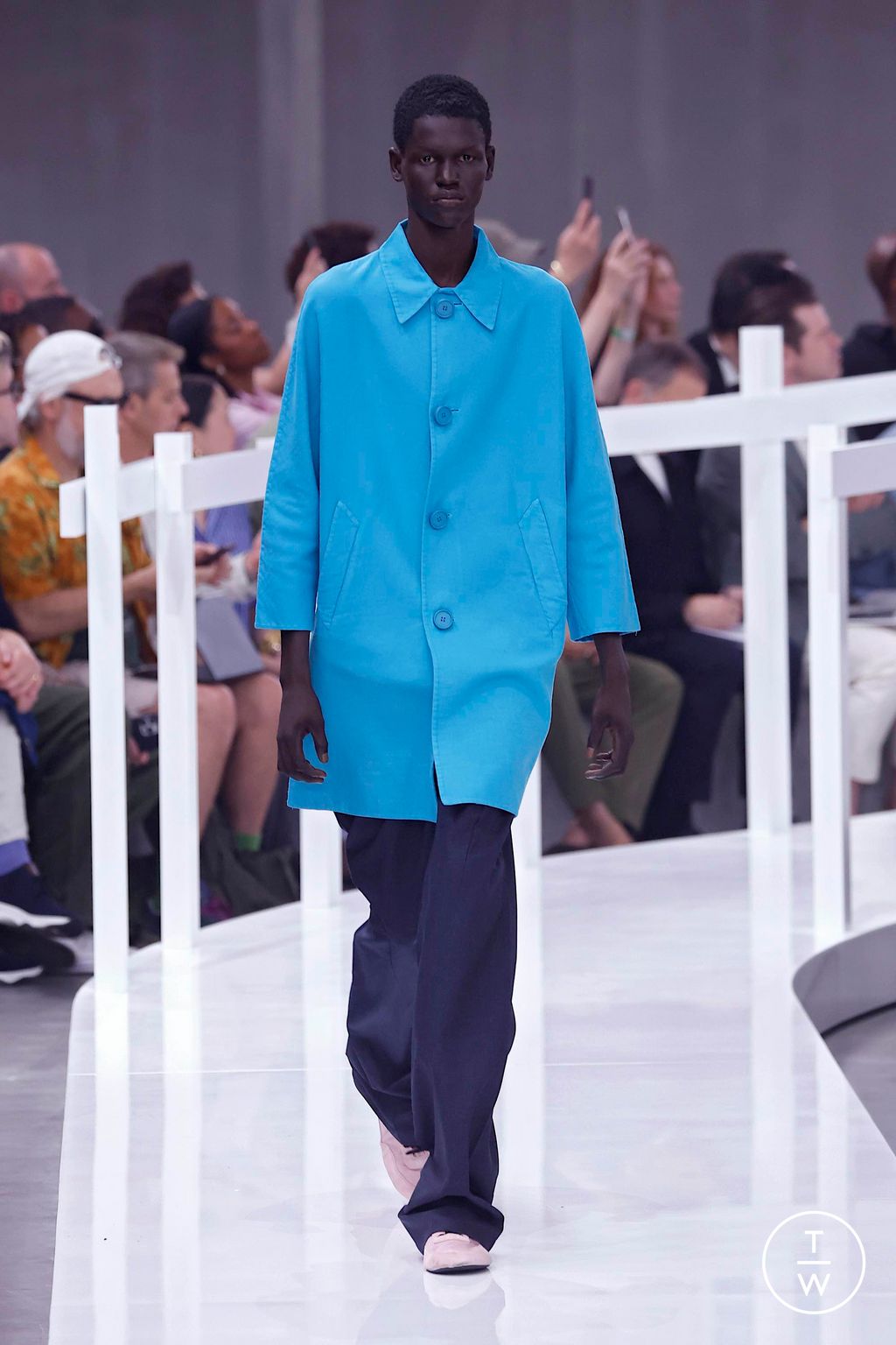 Fashion Week Milan Spring-Summer 2025 look 5 from the Prada collection menswear