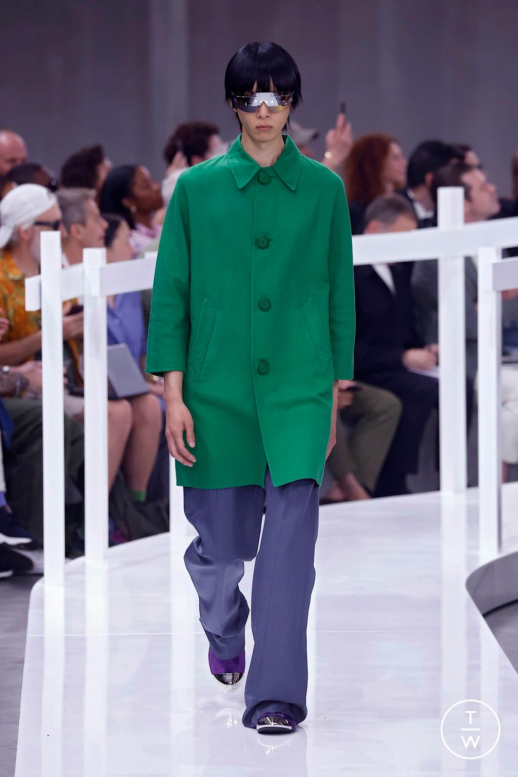 Fashion Week Milan Spring/Summer 2025 look 7 from the Prada collection menswear
